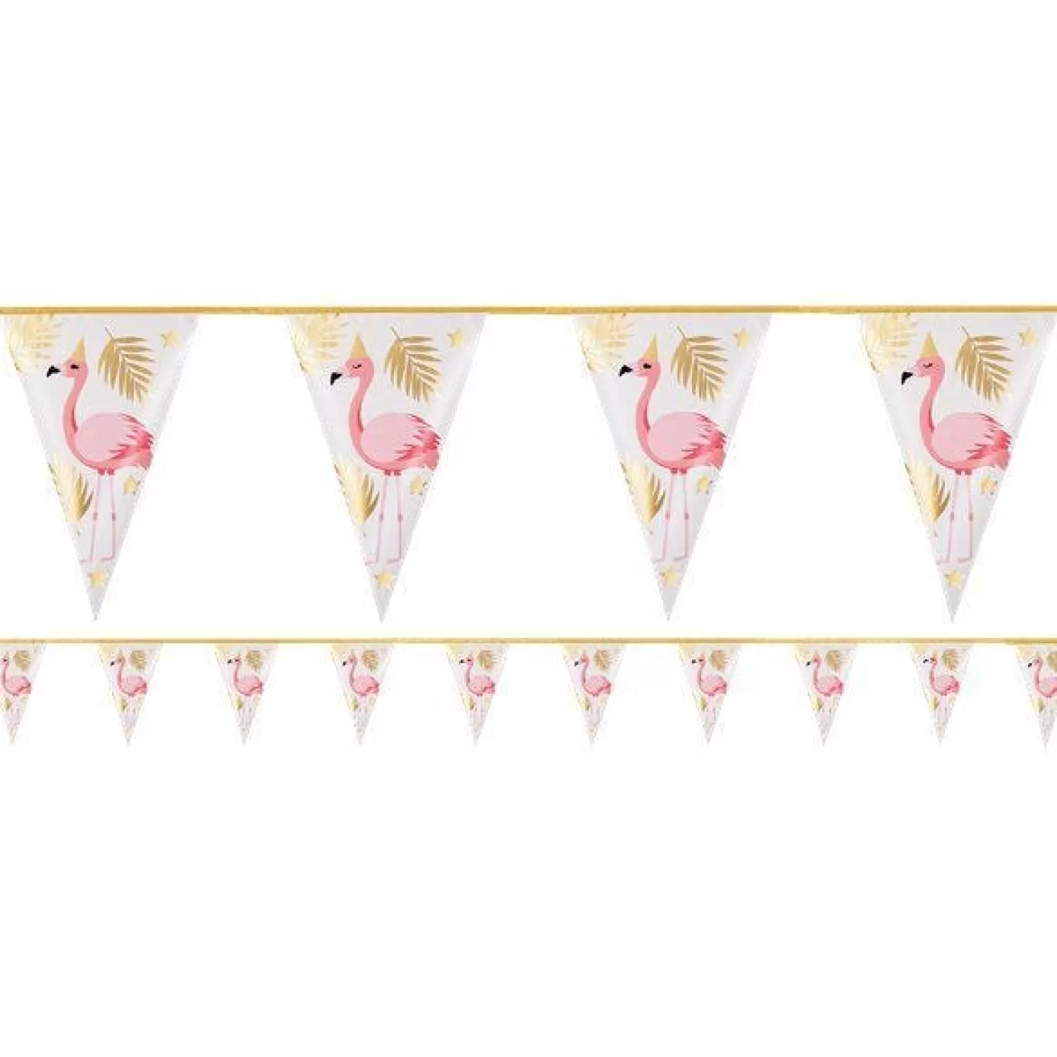 Online Party Delights Flamingo Gold Foil Bunting - 4M