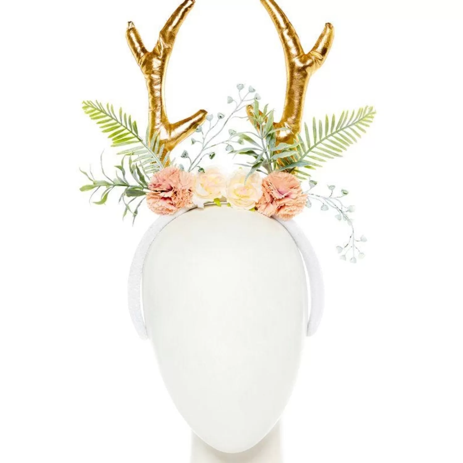 Discount Party Delights Floral Reindeer Tiara