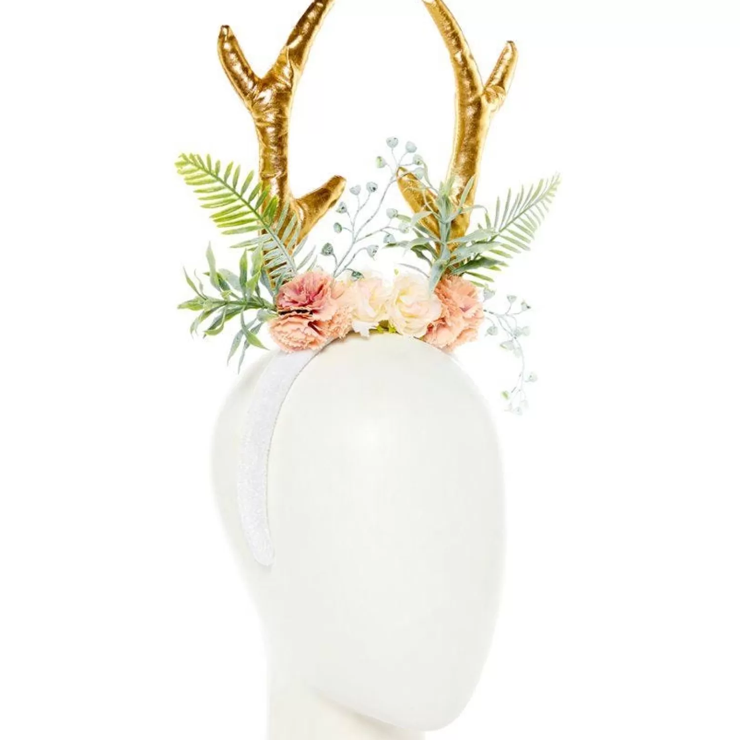 Discount Party Delights Floral Reindeer Tiara