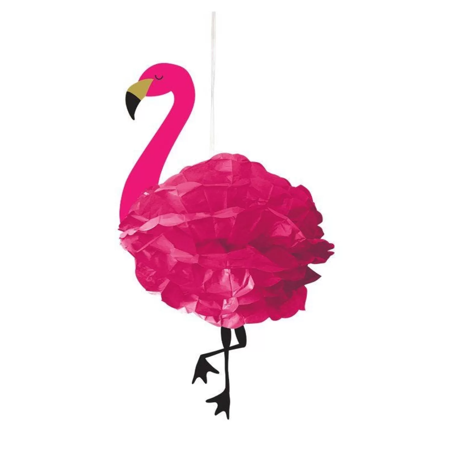 Sale Party Delights Fluffy Flamingo Hanging Decorations (3Pk)