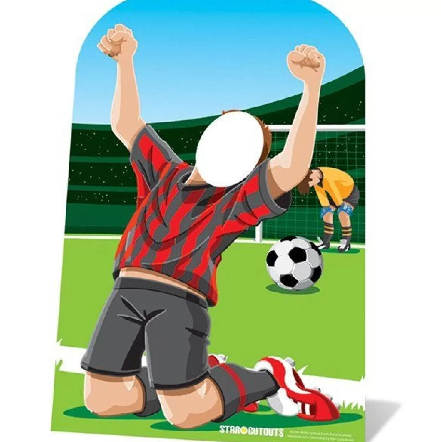 Clearance Party Delights Football Stand In Photo Prop - 117Cm