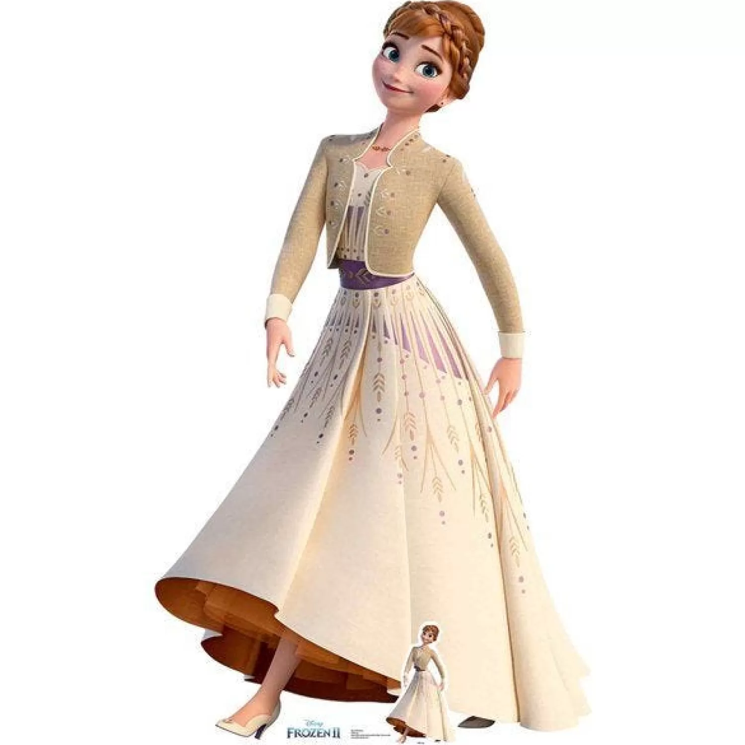 Cheap Party Delights Frozen Anna Cardboard Cutout - 164Cm X 94Cm