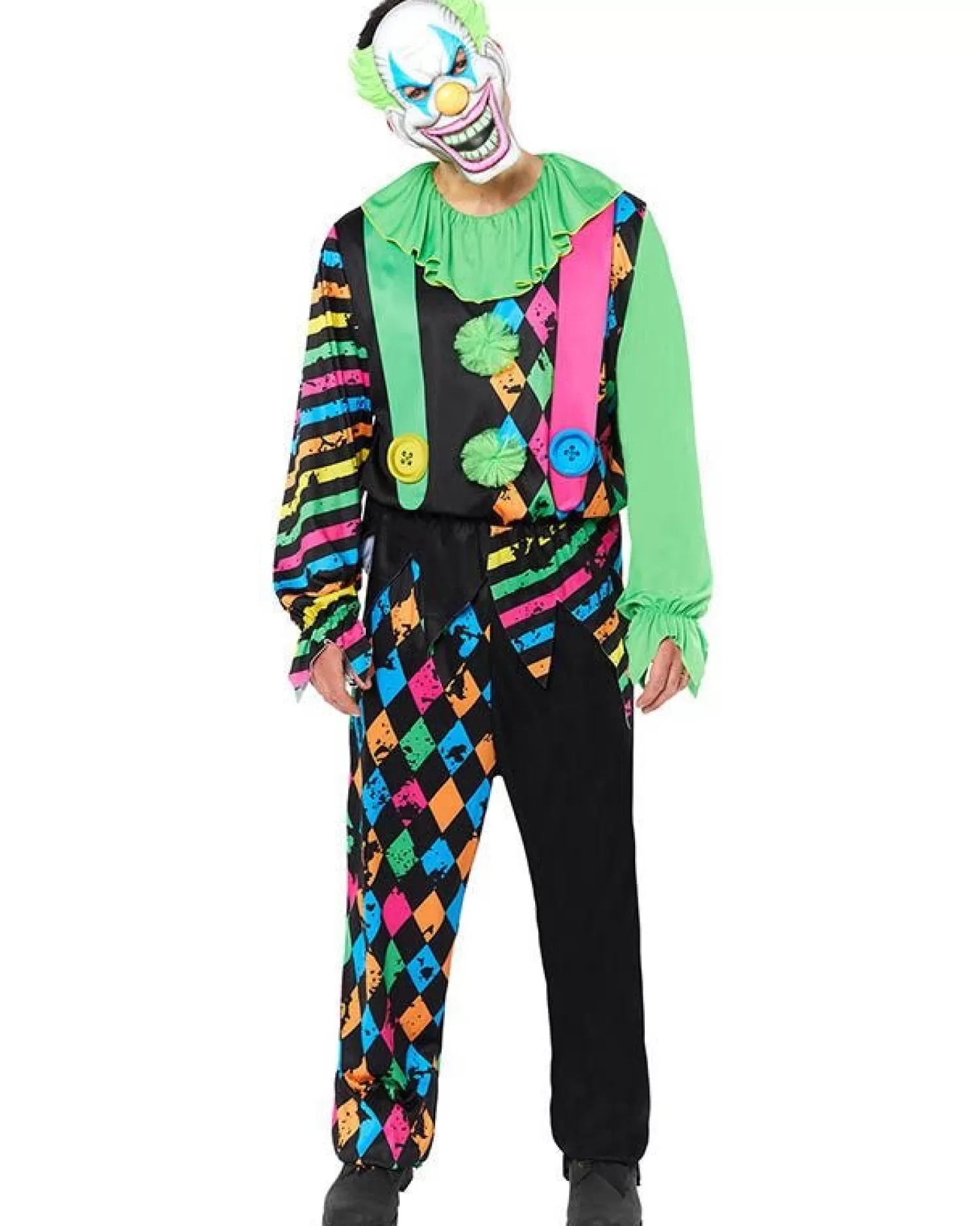 Funhouse Clown - Adult Costume<Party Delights New