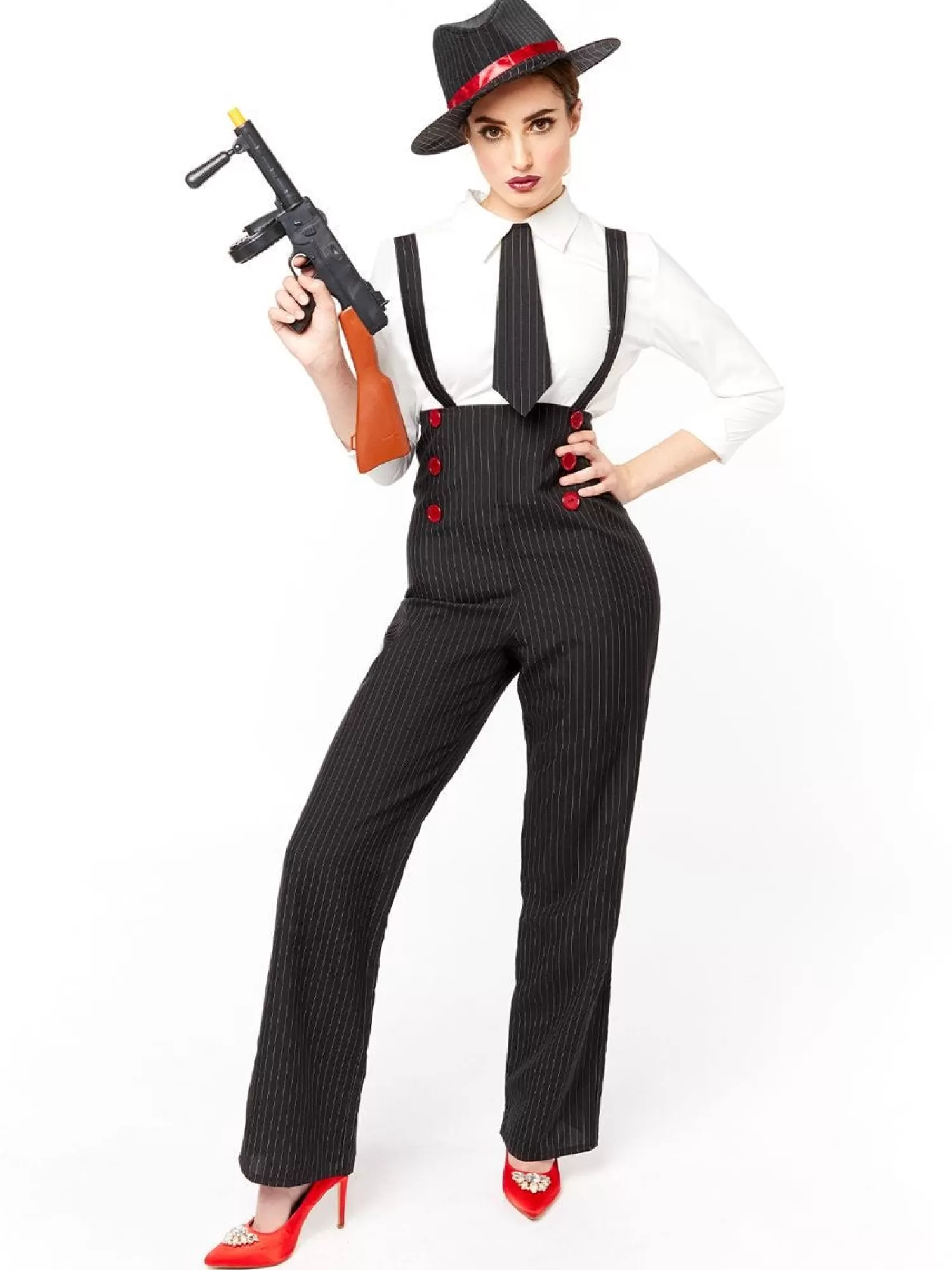 Gangster Lady - Adult Costume<Party Delights Outlet