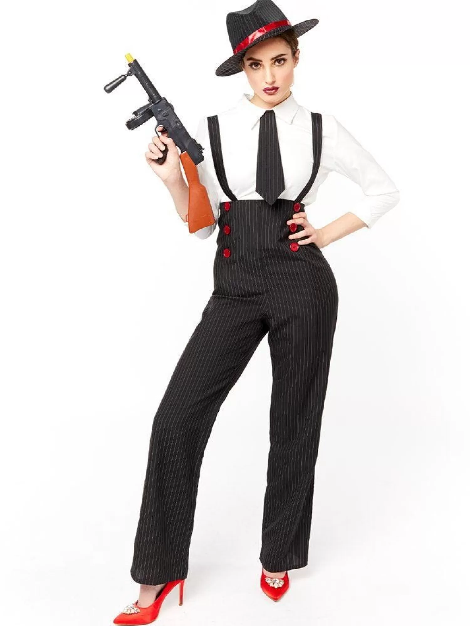 Gangster Lady - Adult Costume<Party Delights Outlet