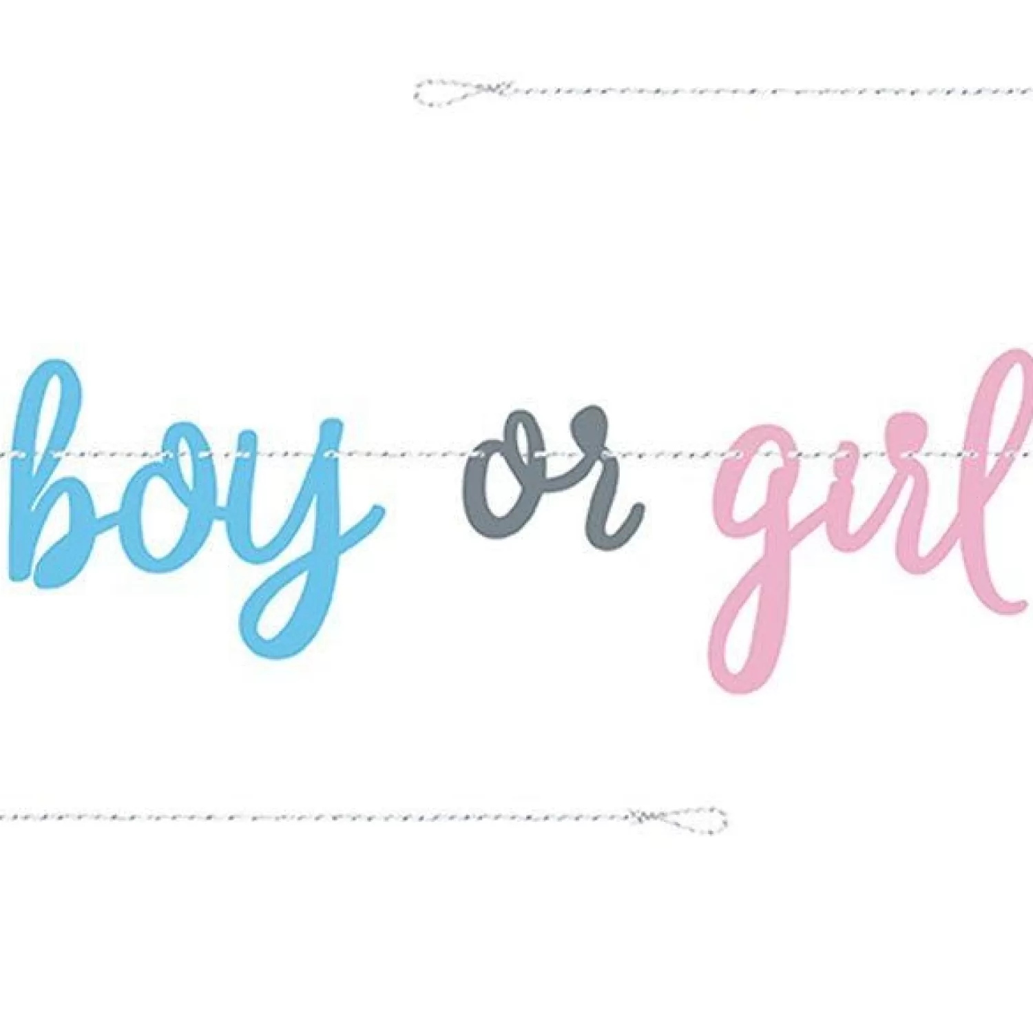 Best Sale Party Delights Gender Reveal Boy Or Girl Paper Banner - 2.13M