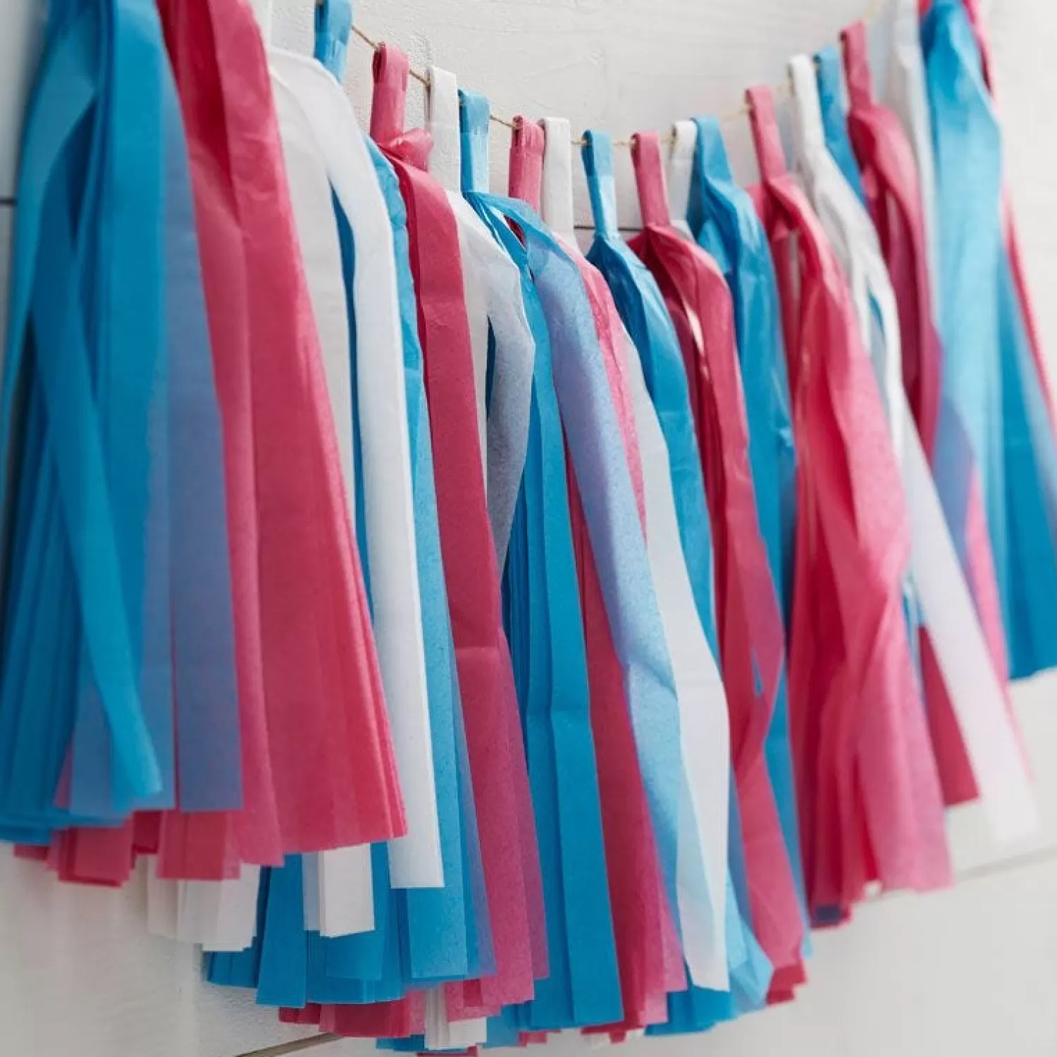 Best Sale Party Delights Gender Reveal Paper Tassel Garland - 2.5M