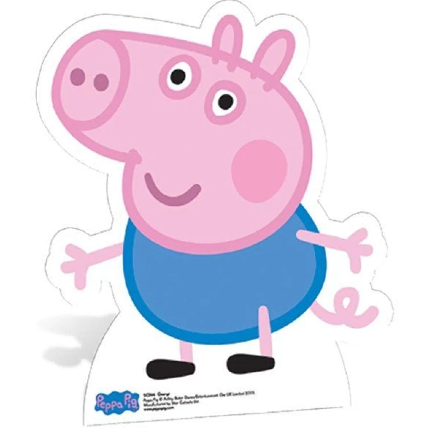 Outlet Party Delights George Pig Cardboard Cutout - 60Cm X 53Cm