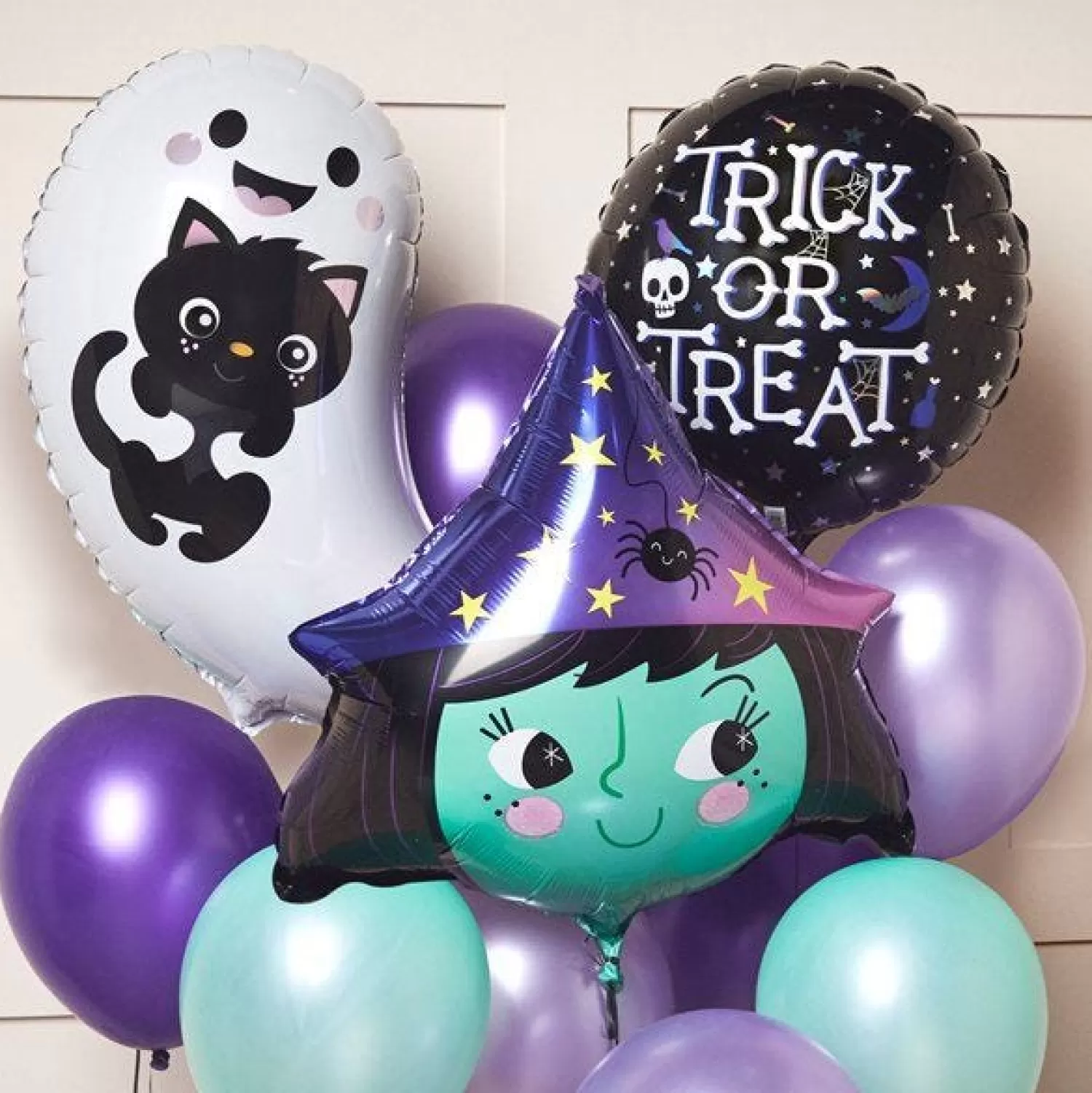 Ghost & Kitty Cuties Balloon - 19" Foil<Party Delights Fashion