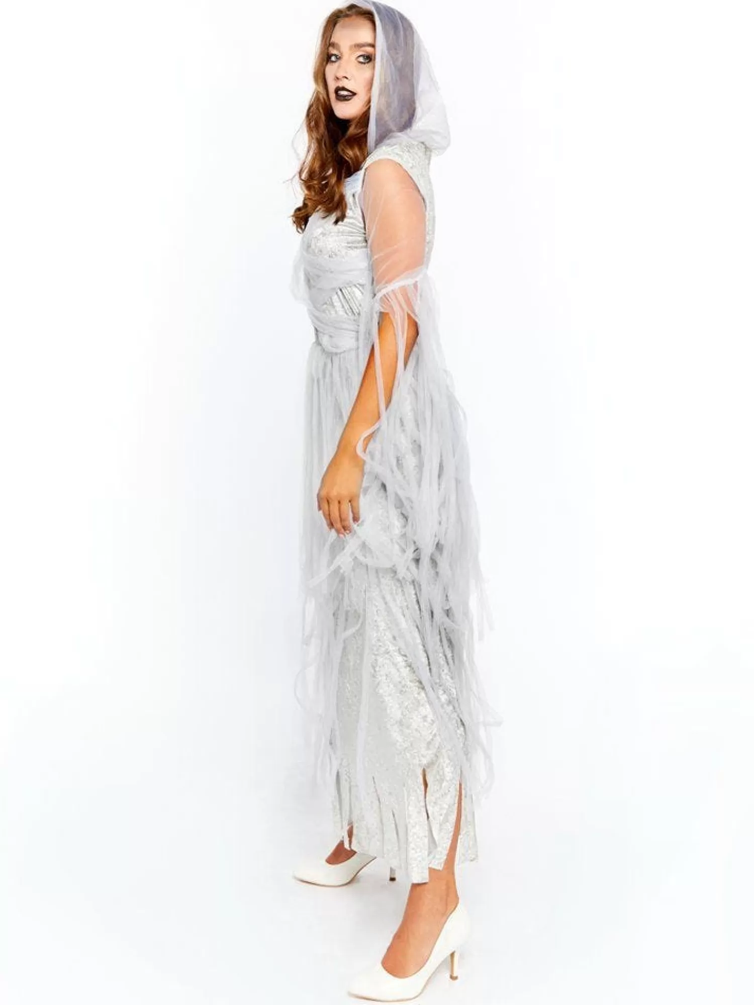 Ghostly Spirit - Adult Costume<Party Delights New