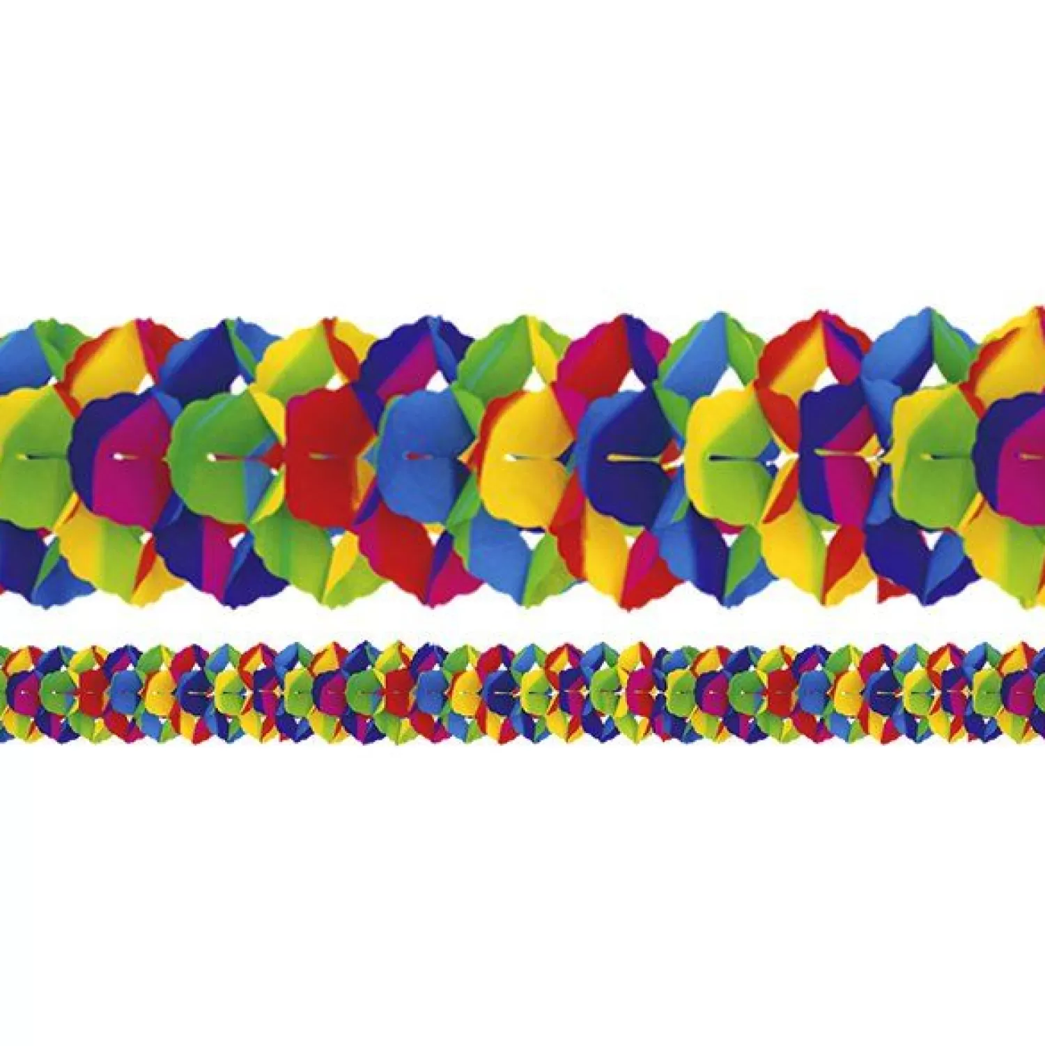 Online Party Delights Giant Supercolour Paper Garland - 10M