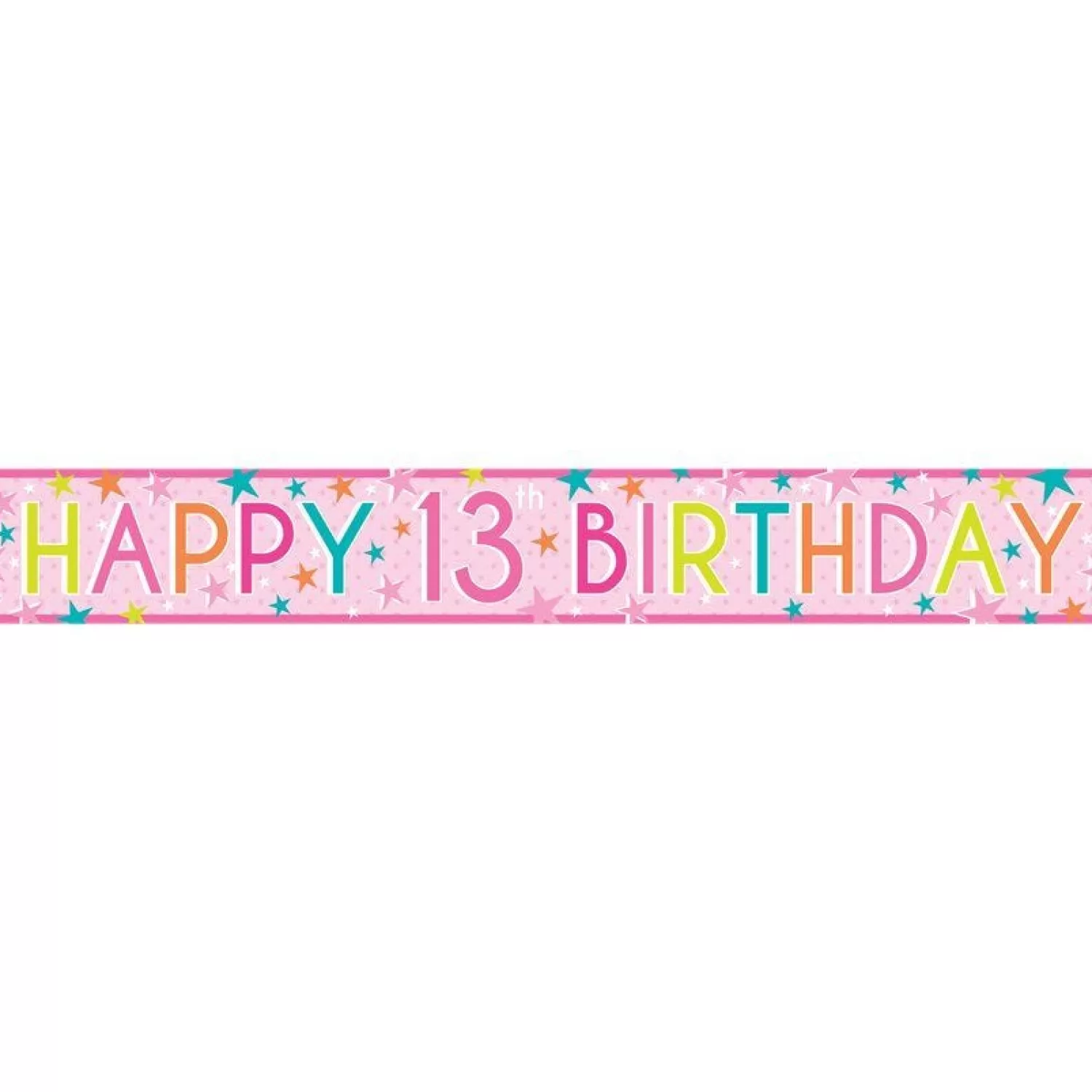 Cheap Party Delights Girls 13Th Birthday Paper Banners - 1M (3Pk)