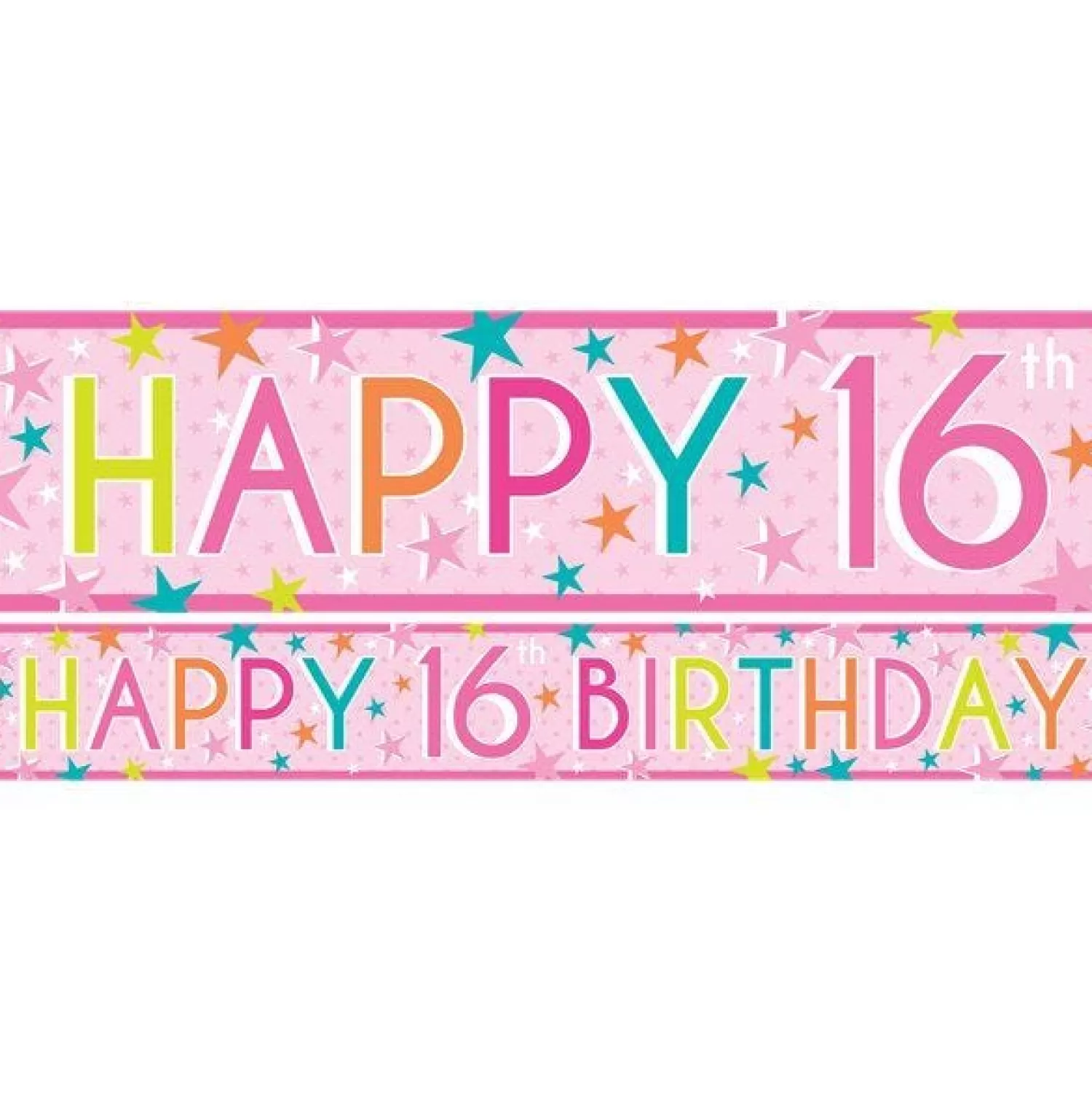 Sale Party Delights Girls 16Th Birthday Paper Banners - 1M (3Pk)