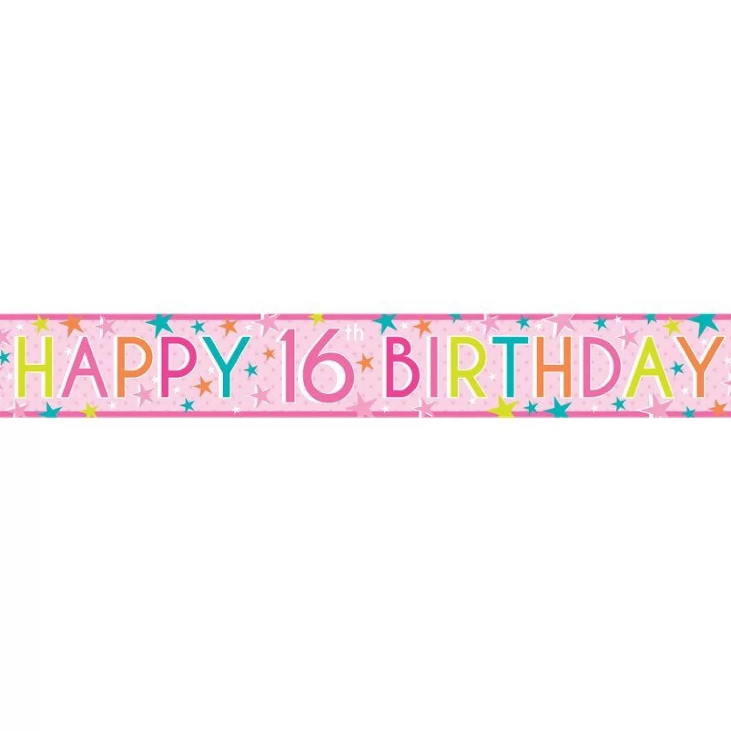 Sale Party Delights Girls 16Th Birthday Paper Banners - 1M (3Pk)