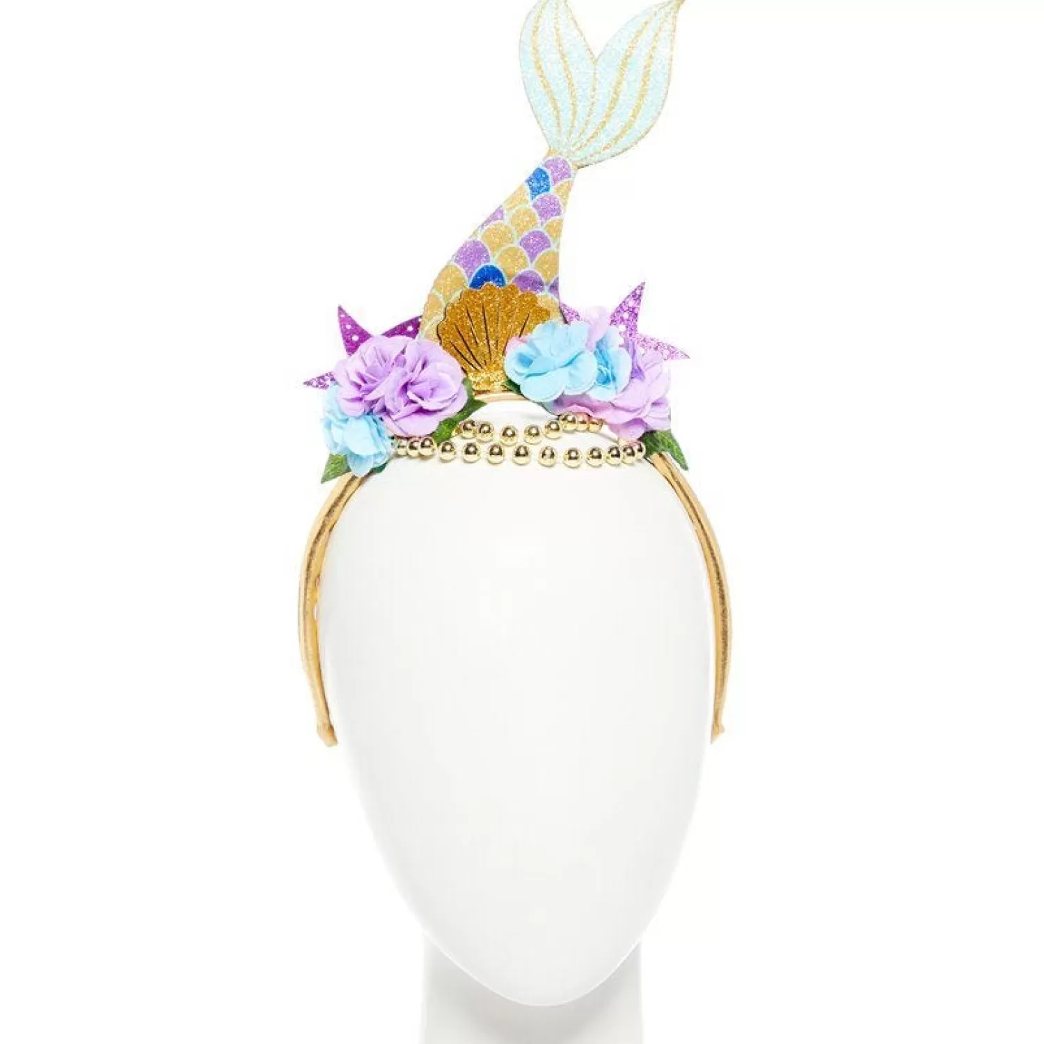 Shop Party Delights Glitter Floral Mermaid Headband