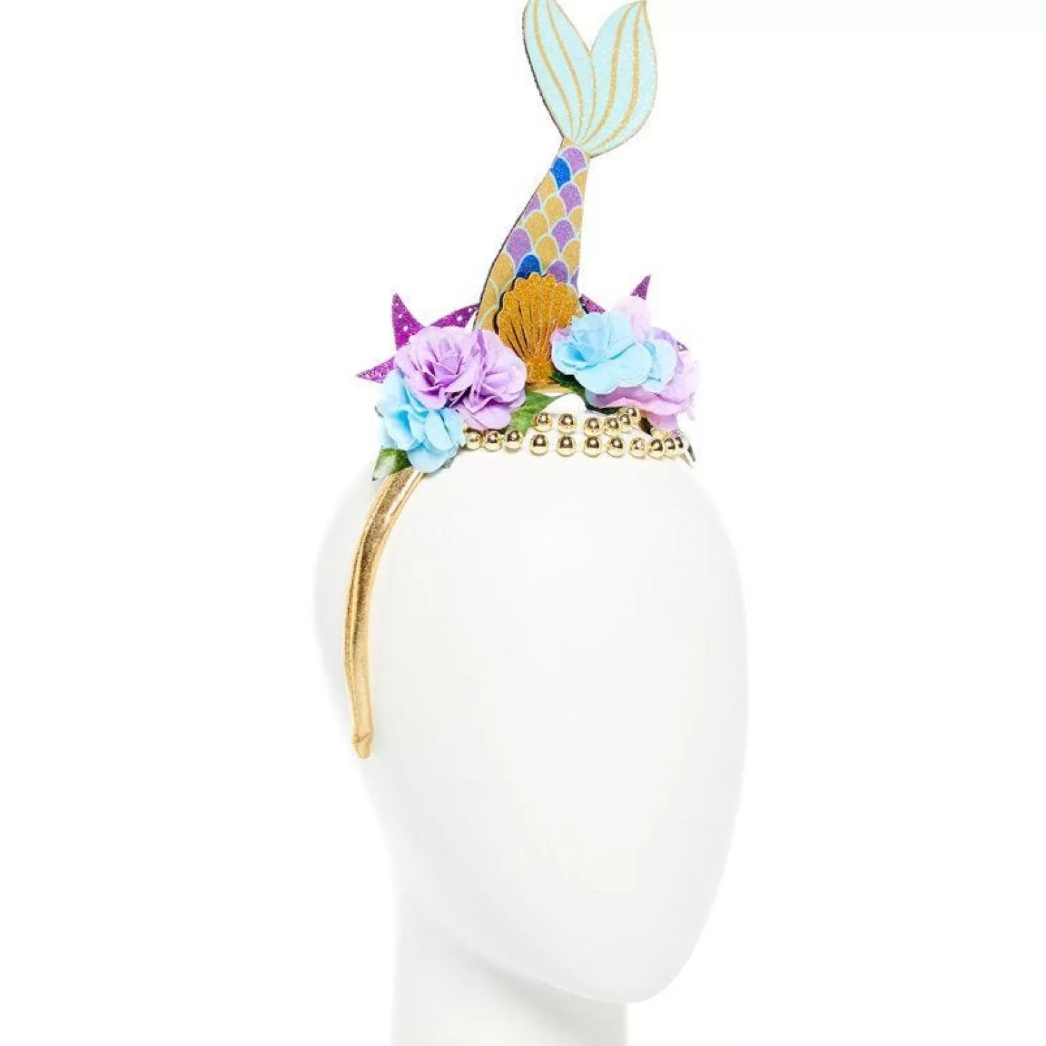 Shop Party Delights Glitter Floral Mermaid Headband