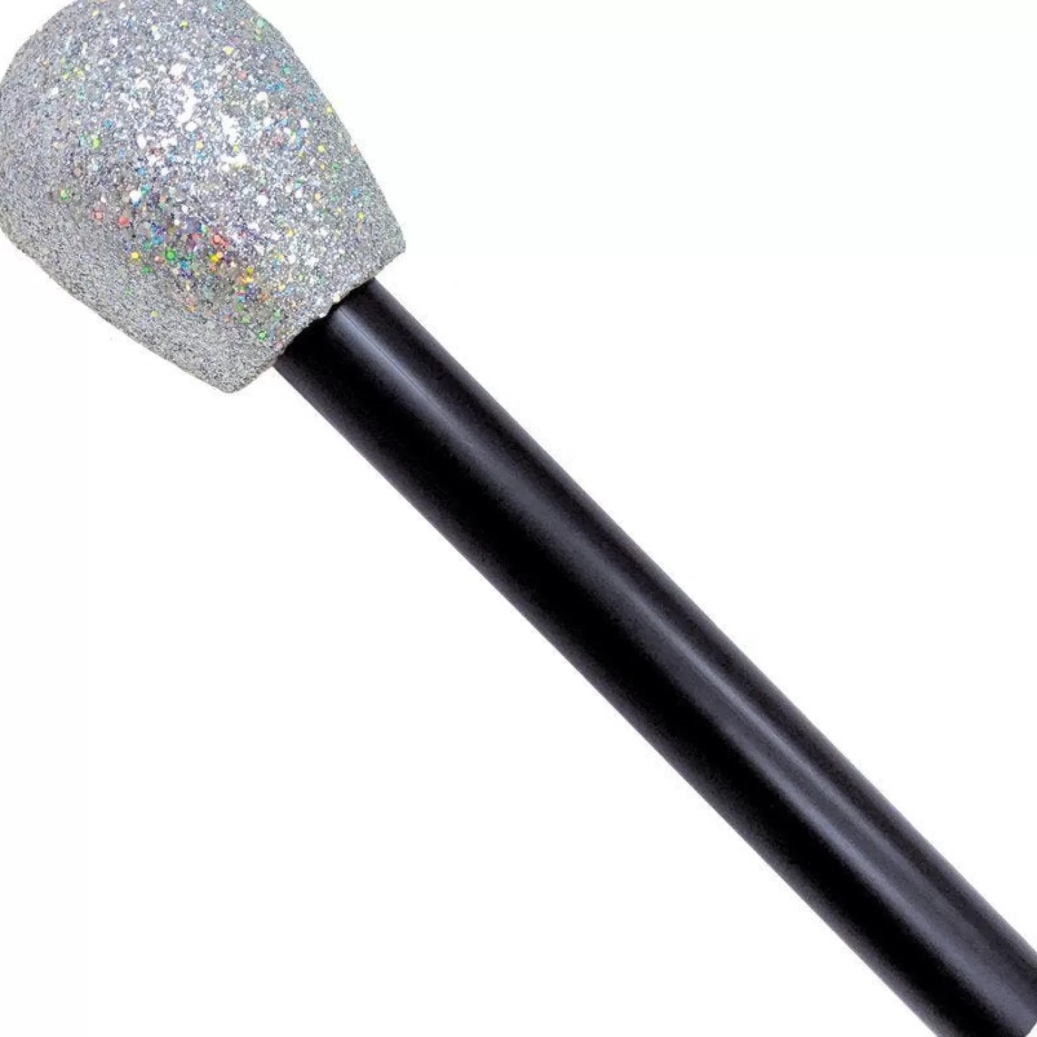 Discount Party Delights Glitter Microphone - 22Cm