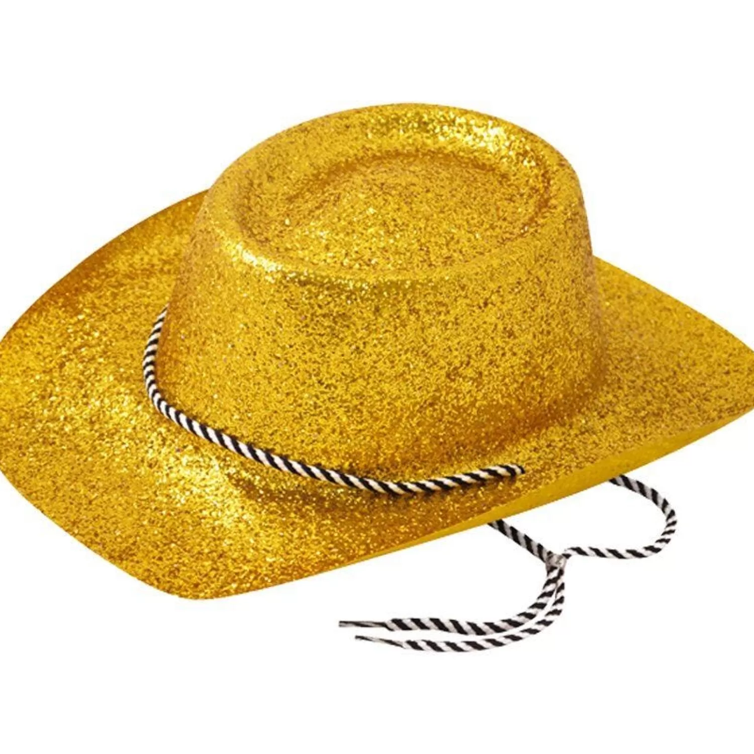 Online Party Delights Gold Glitter Cowboy Hat