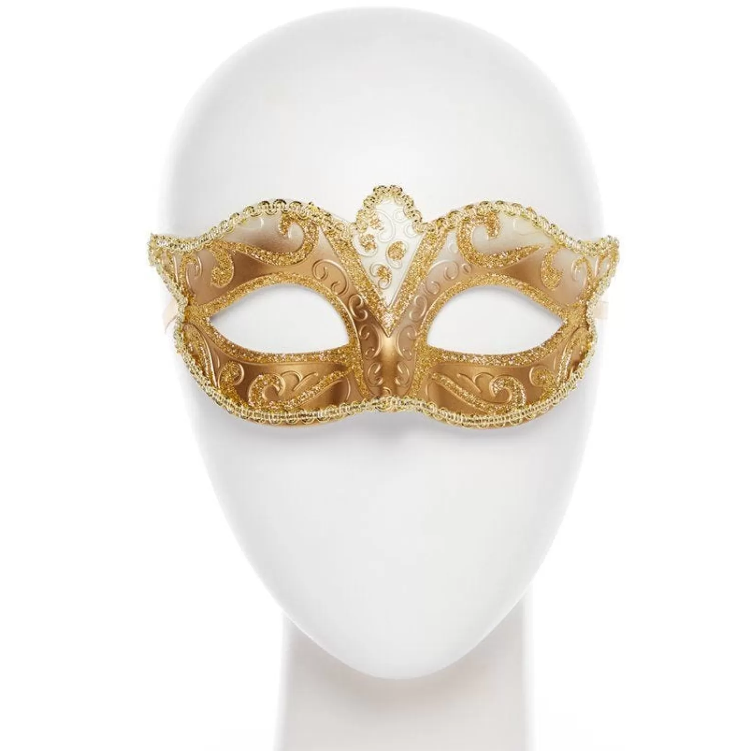 Shop Party Delights Gold Glitter Mask