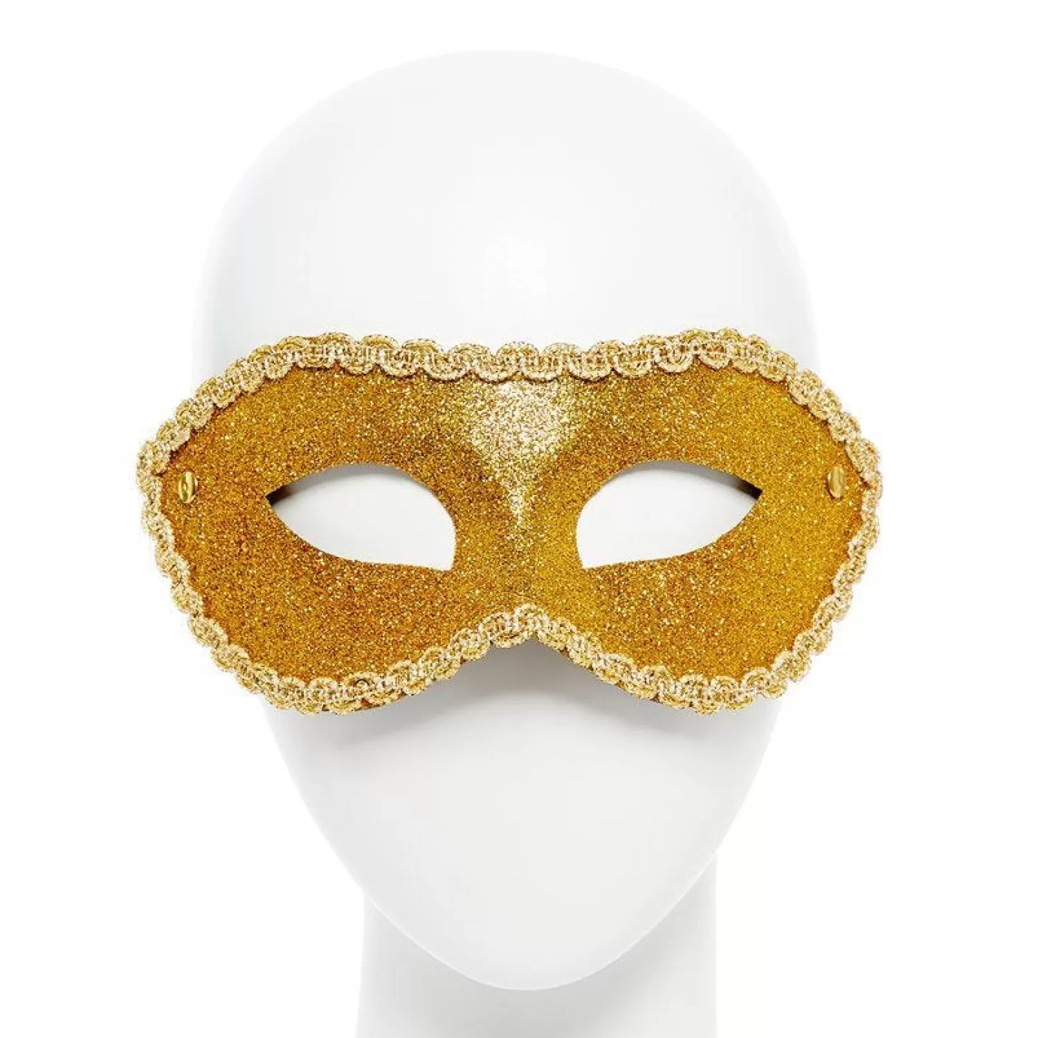 Shop Party Delights Gold Glitter Masquerade Mask