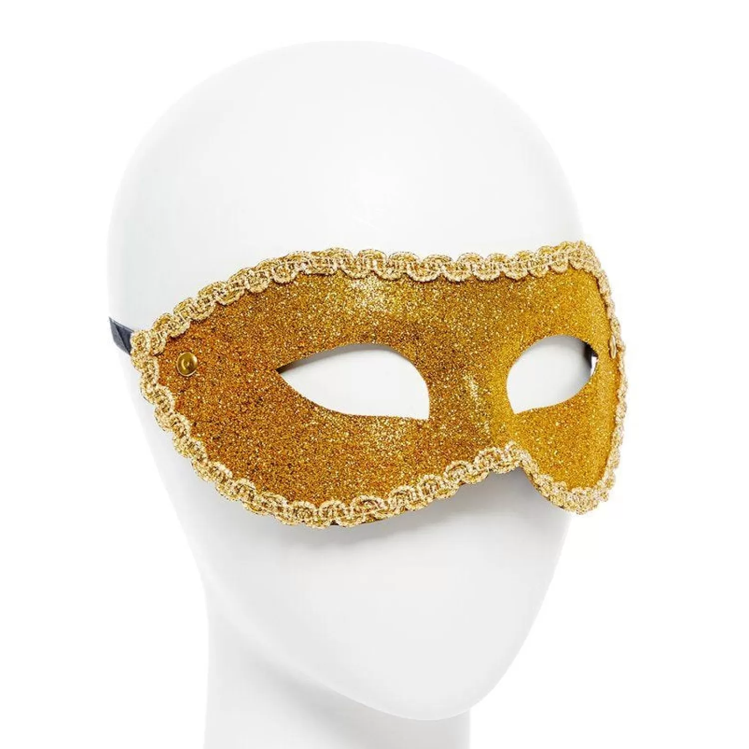 Shop Party Delights Gold Glitter Masquerade Mask