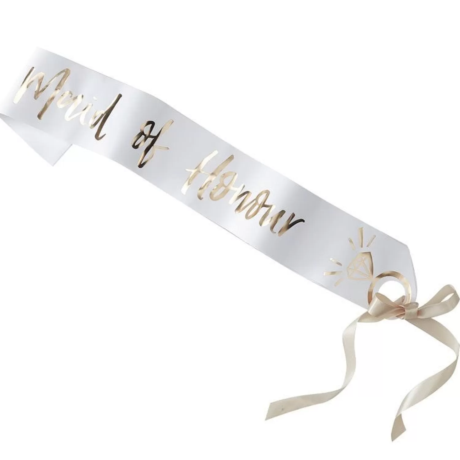 Outlet Party Delights Gold Maid Of Honour Paper Sash