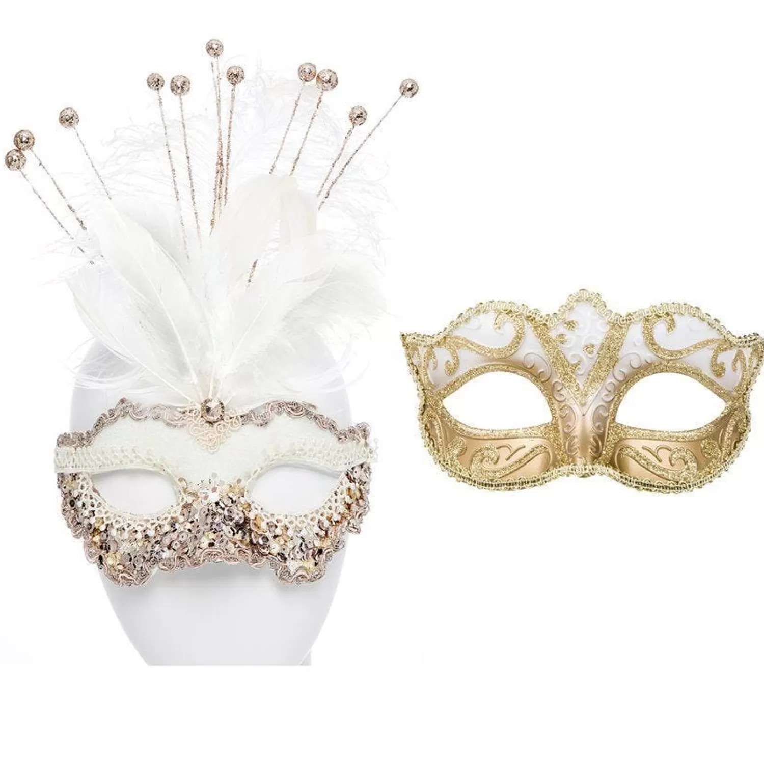 Shop Party Delights Gold Masquerade For Couples