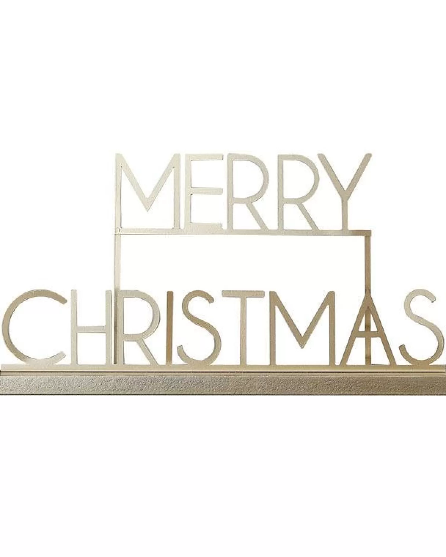 Gold Merry Christmas Sign<Party Delights Outlet