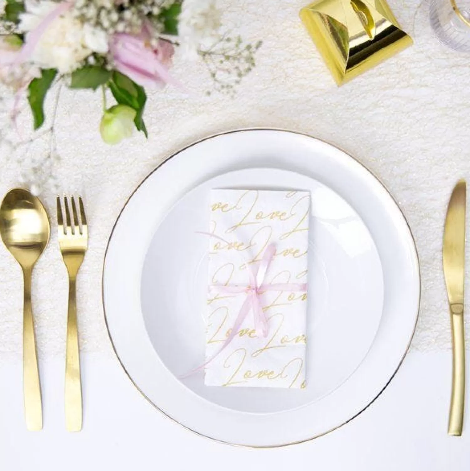 Gold Mesh Table Runner - 9M<Party Delights Store