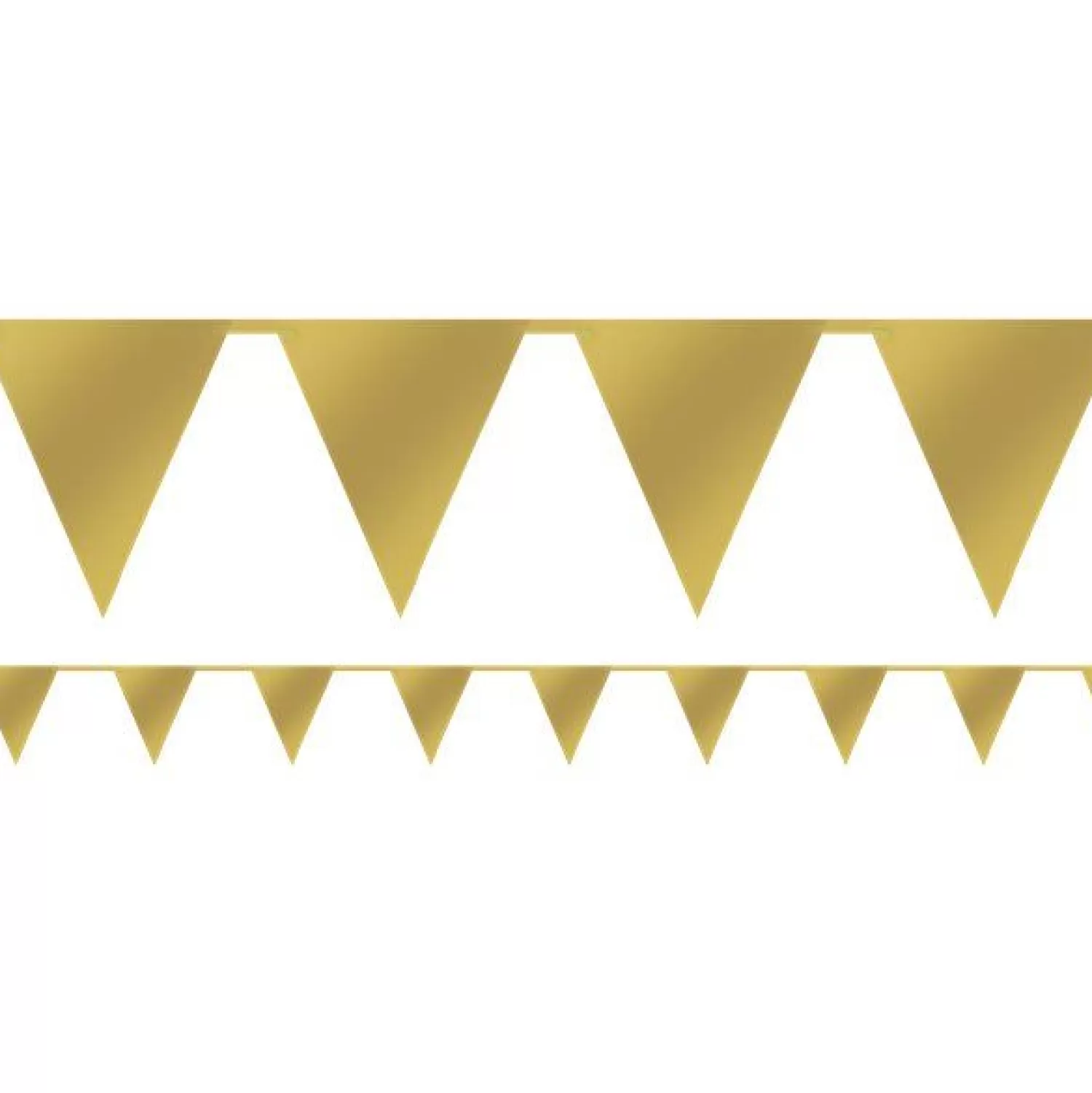 Fashion Party Delights Gold Paper Bunting - 4.5M