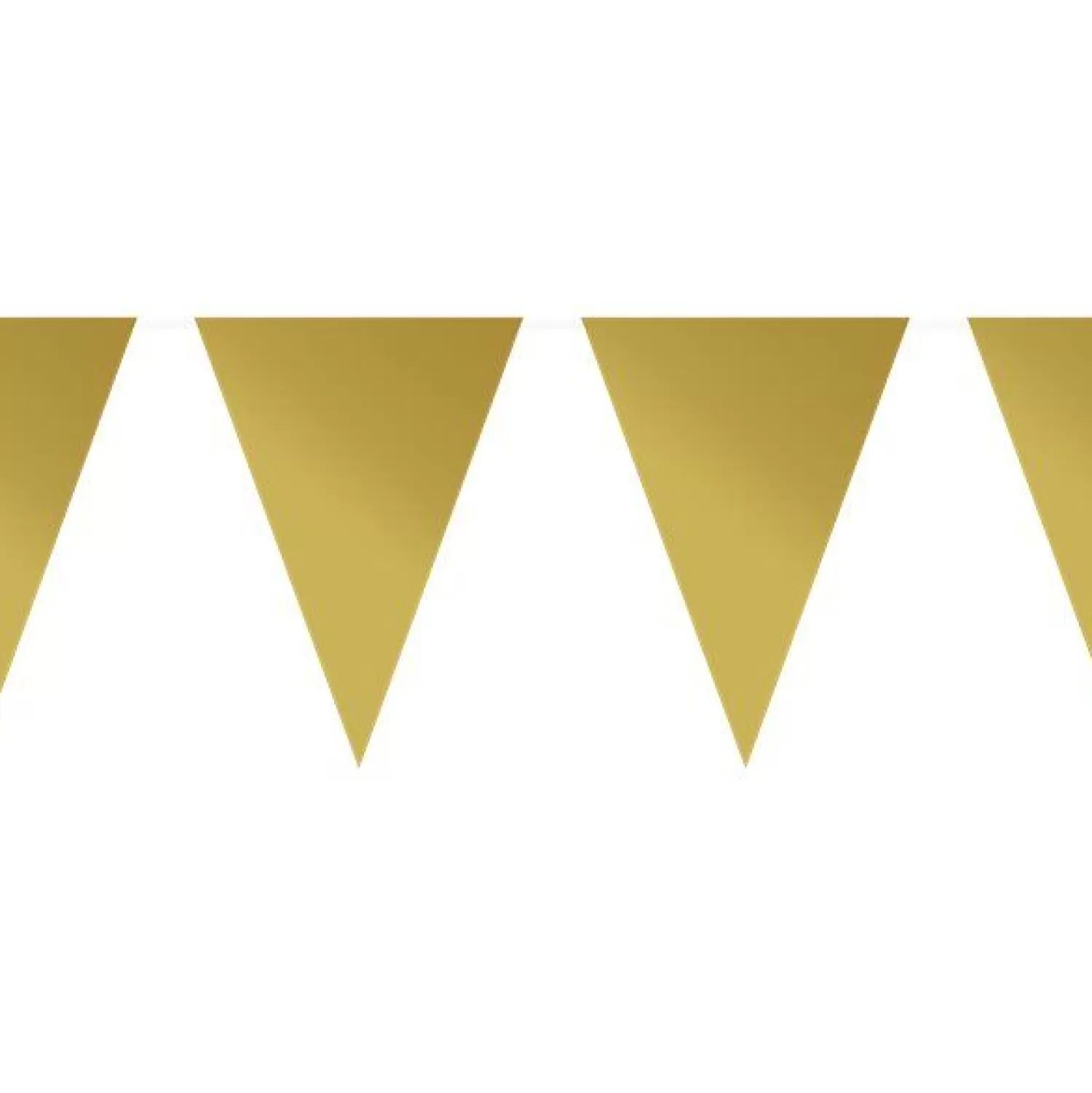 Sale Party Delights Gold Plastic Bunting - 10M