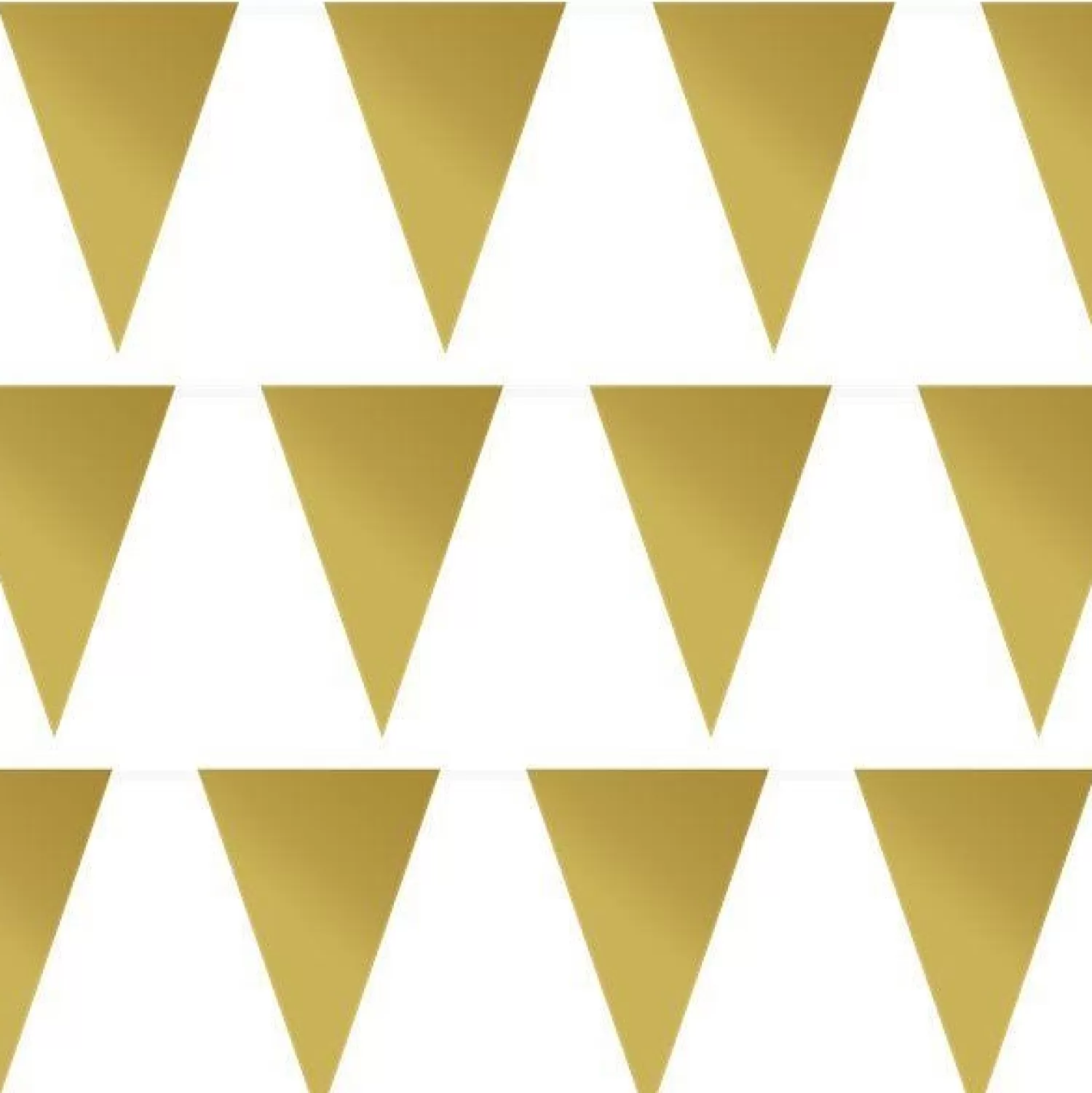 Sale Party Delights Gold Plastic Bunting - 10M