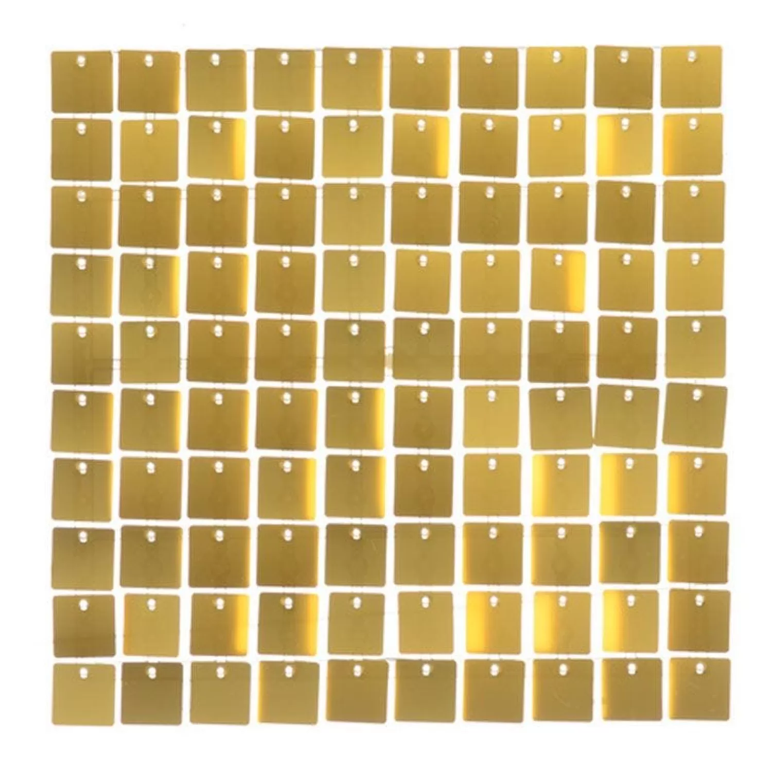 Store Party Delights Gold Sequin Acrylic Backed Wall Panel - 30Cm X 30Cm