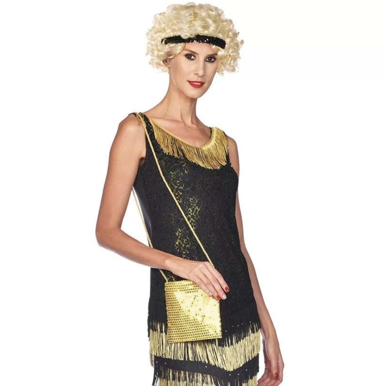 Discount Party Delights Gold Sequin Bag