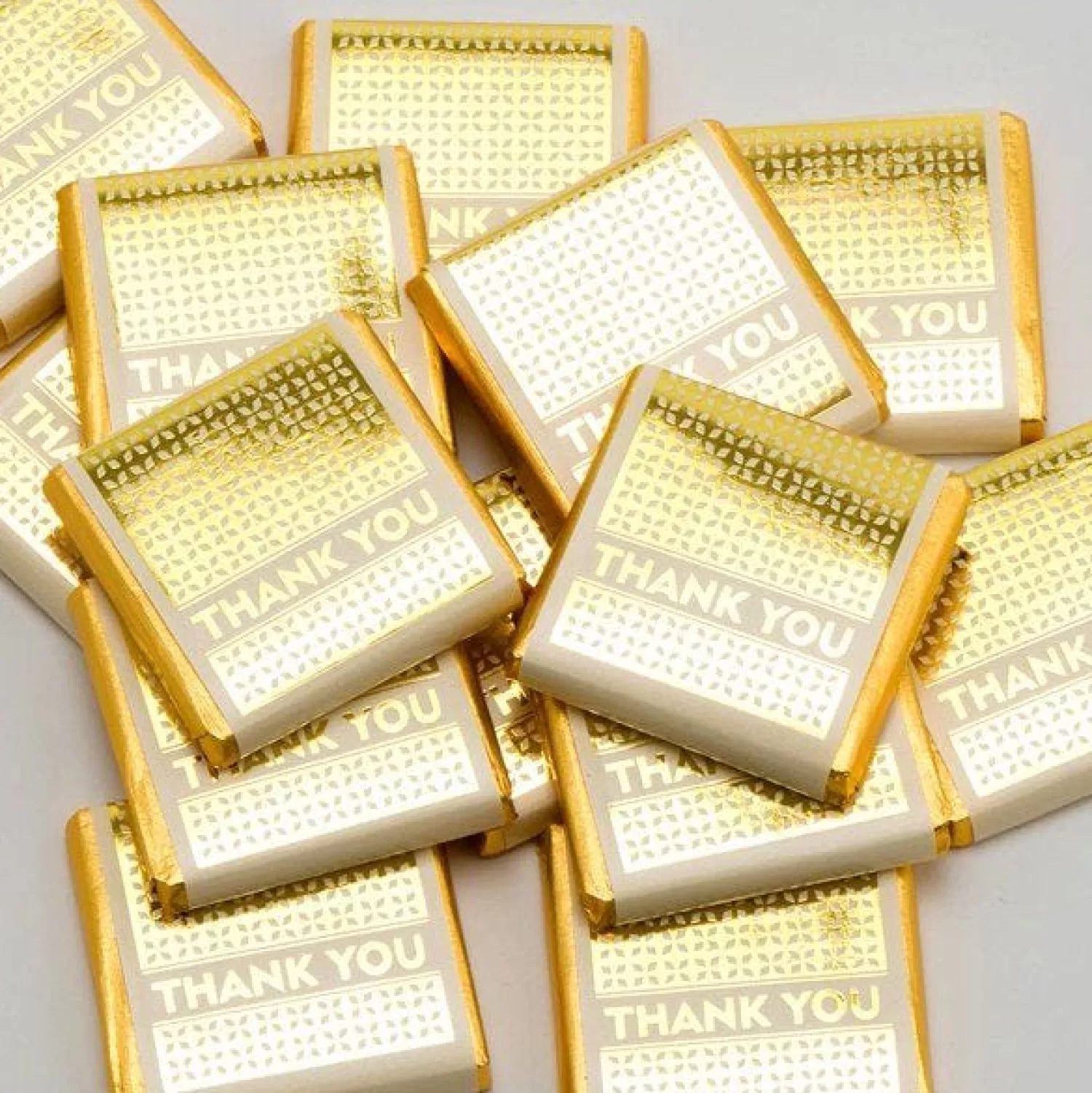 Best Sale Party Delights Gold 'Thank You' Chocolate Neapolitans X50