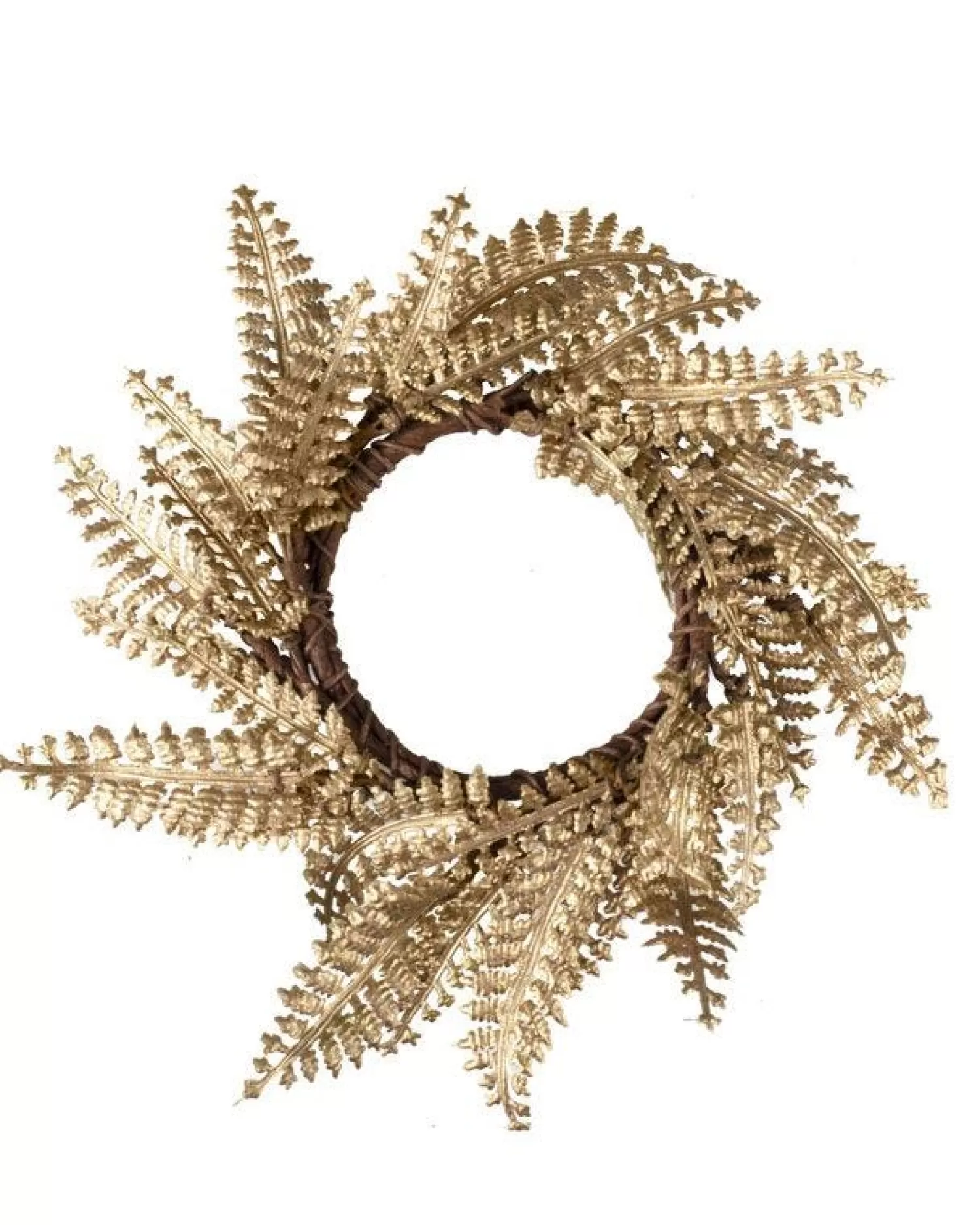 Gold Wreath Napkin Rings (4Pk)<Party Delights New