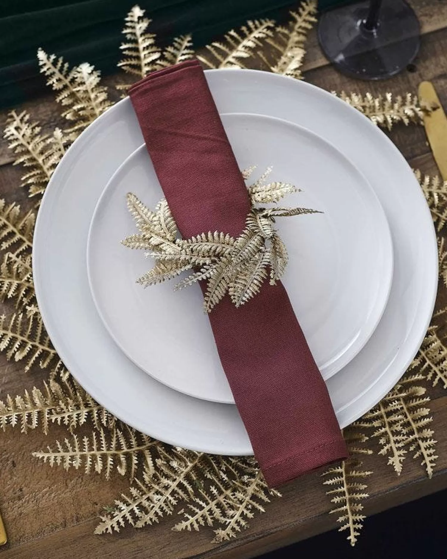 Gold Wreath Place Mats (4Pk)<Party Delights Flash Sale