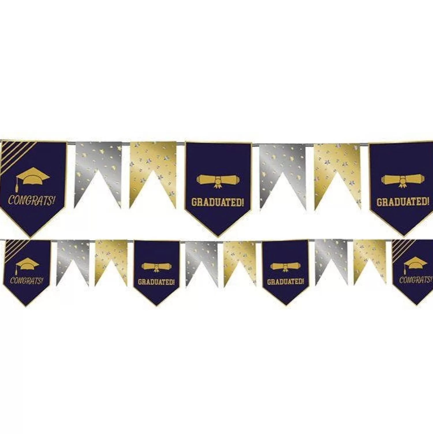 Online Party Delights Graduation Garland Bunting - 6M