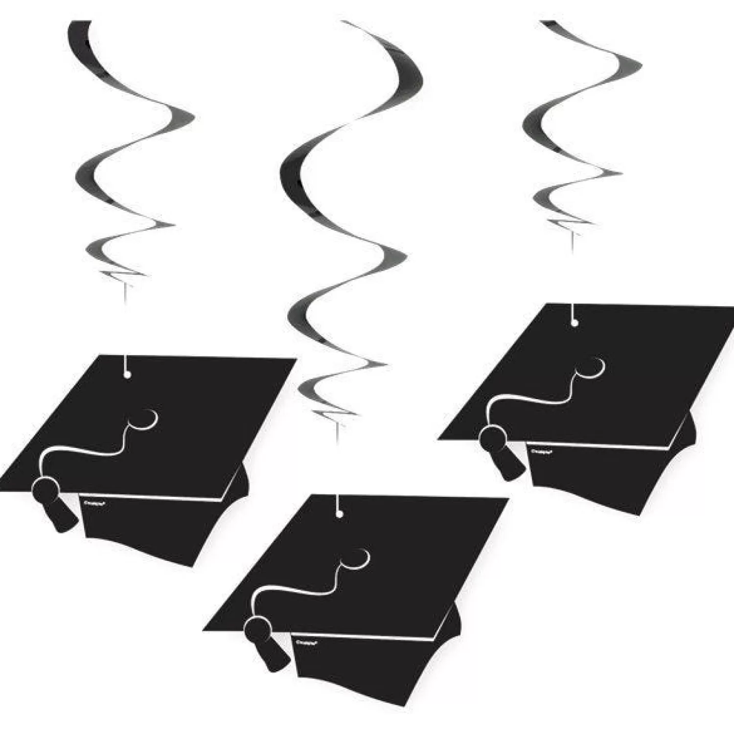 Best Sale Party Delights Graduation Hanging Swirls (3Pk)