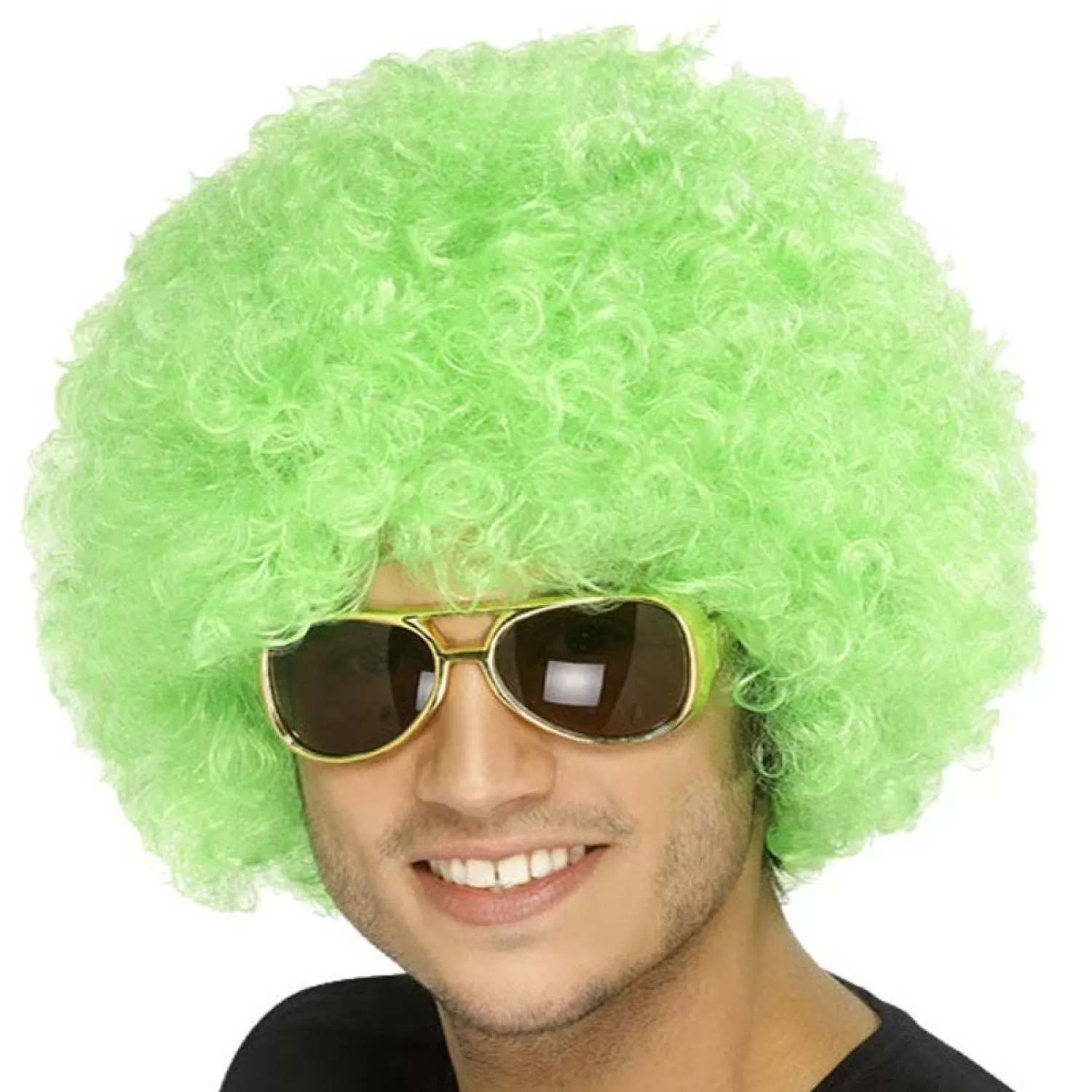 Store Party Delights Green Afro Wig