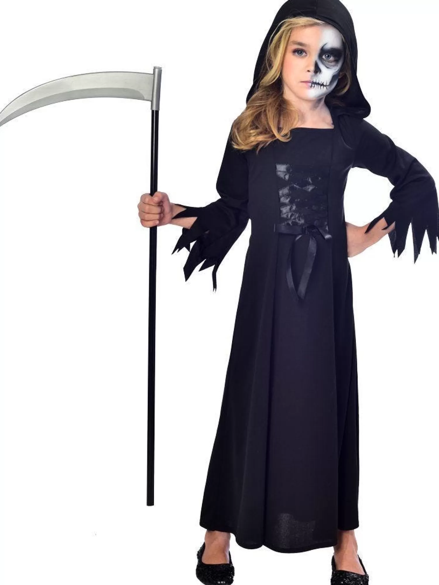 Grim Reaper Girl - Child Costume<Party Delights Flash Sale