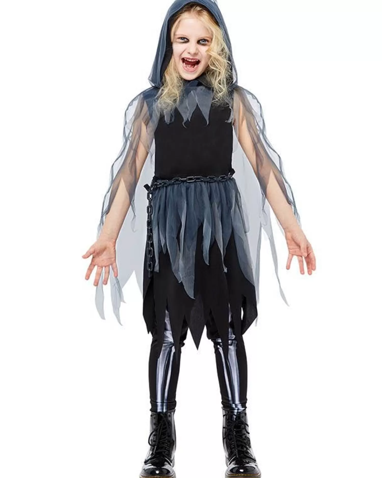 Grim Reaper Girl - Childs Costume<Party Delights New