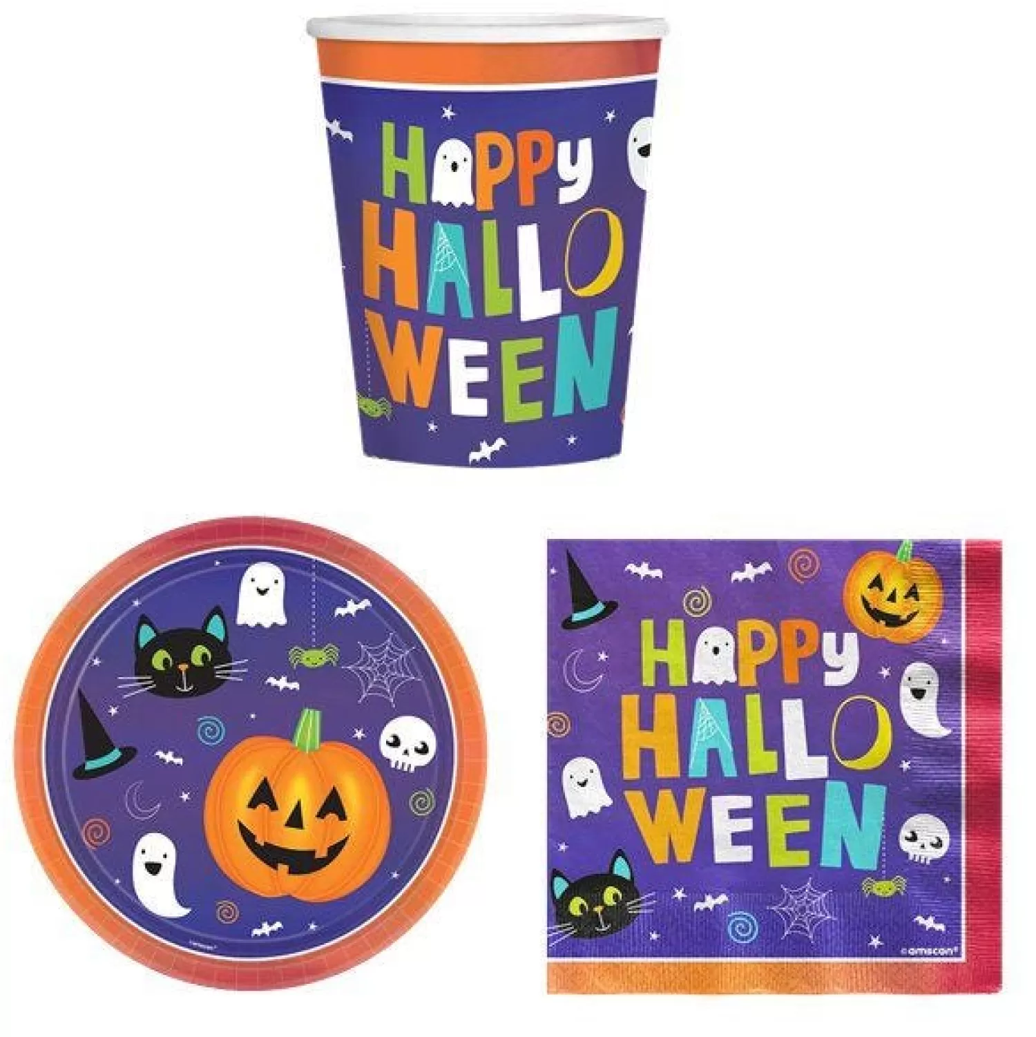 Halloween Friends - Super Value Party Pack For 8<Party Delights New