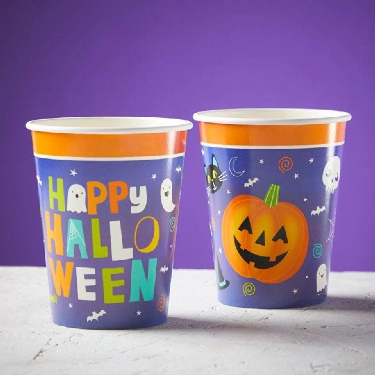 Hallo-Ween Friends Cups - 250Ml (8Pk)<Party Delights Cheap