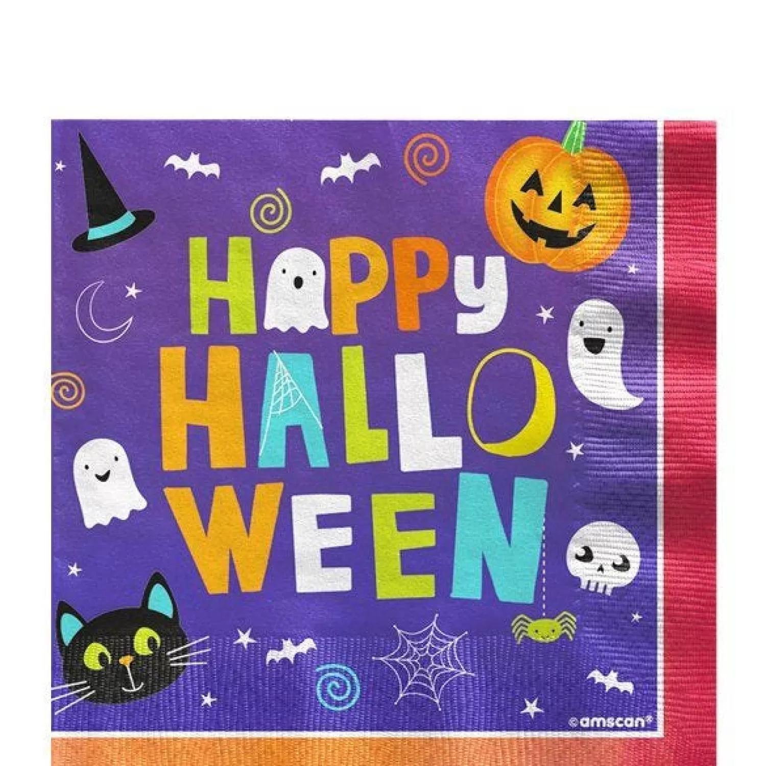 Hallo-Ween Friends Napkins - 33Cm (16Pk)<Party Delights Sale