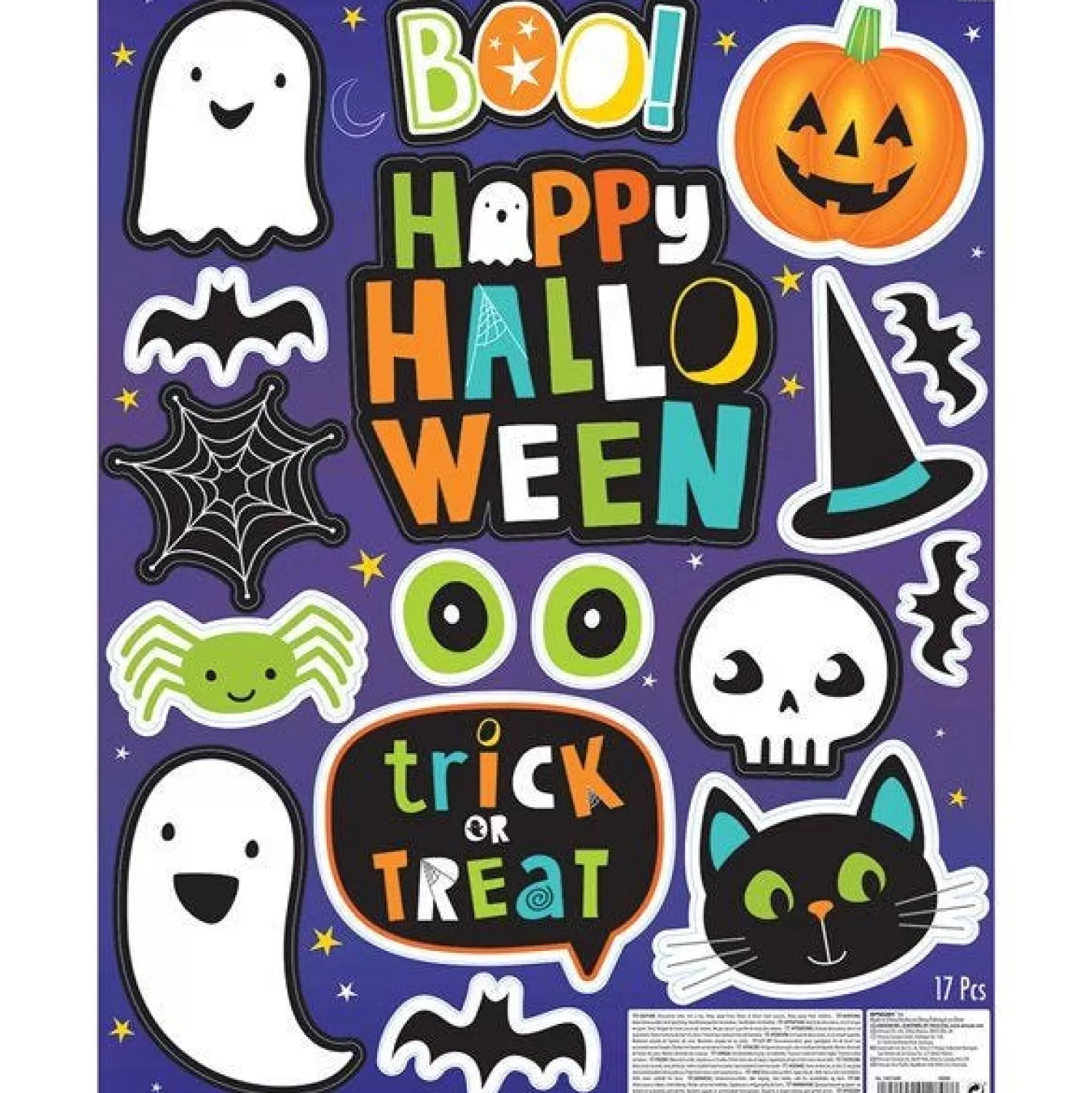 Hallo-Ween Friends Window Stickers<Party Delights Sale