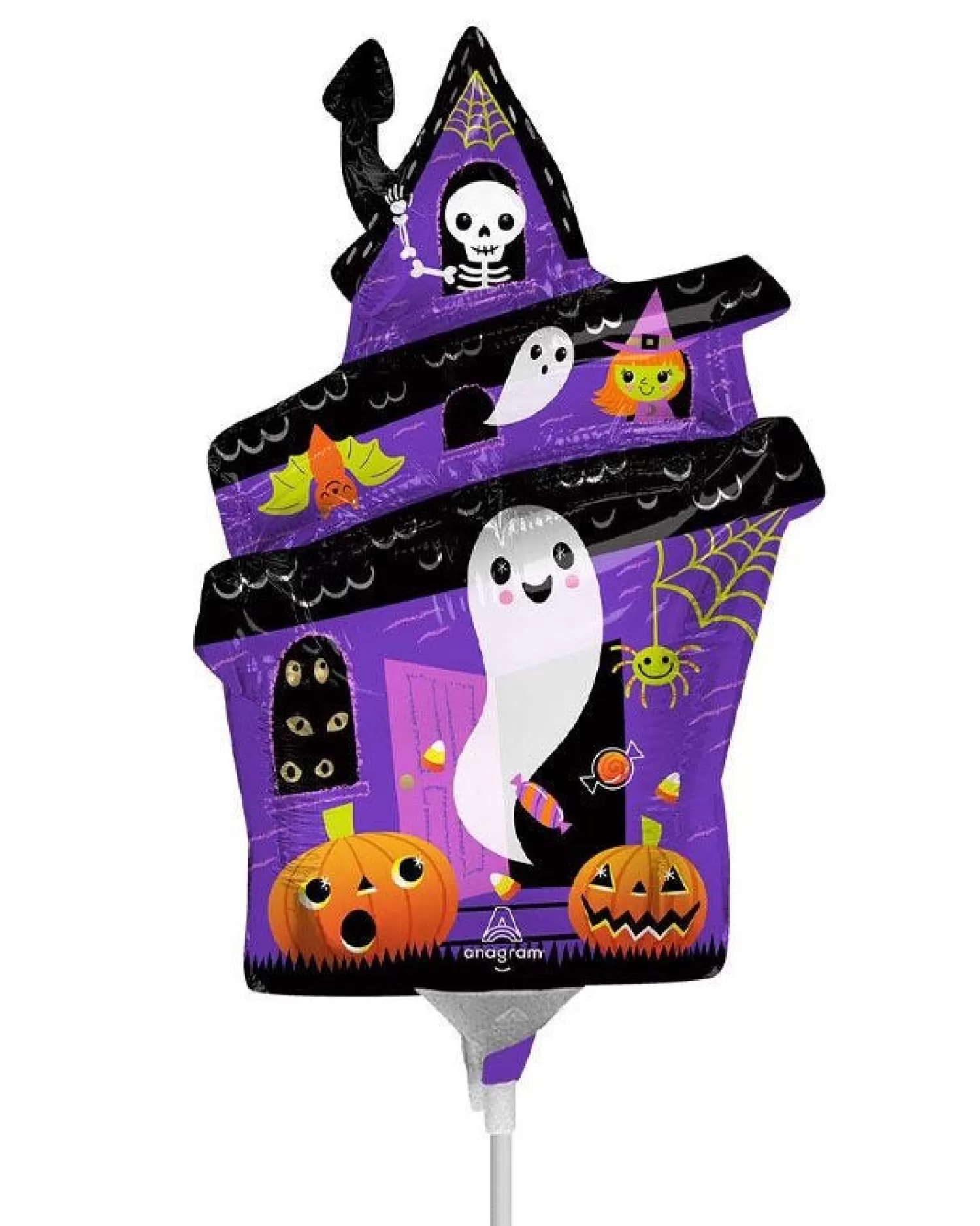 Halloween Haunted House Mini Shape Foil Balloon<Party Delights Shop