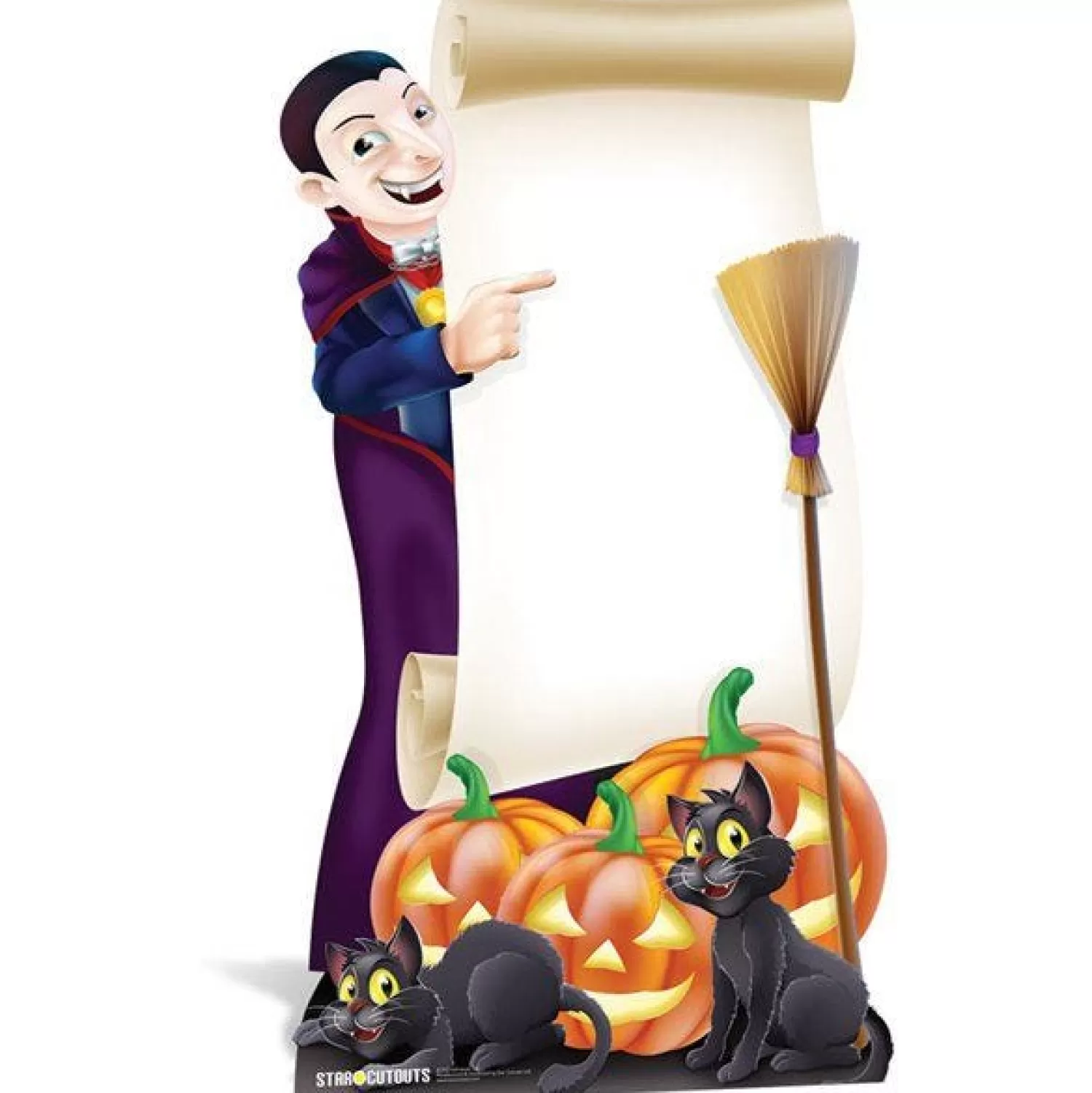 Store Party Delights Halloween Sign Cardboard Cutout - 185Cm X 99Cm