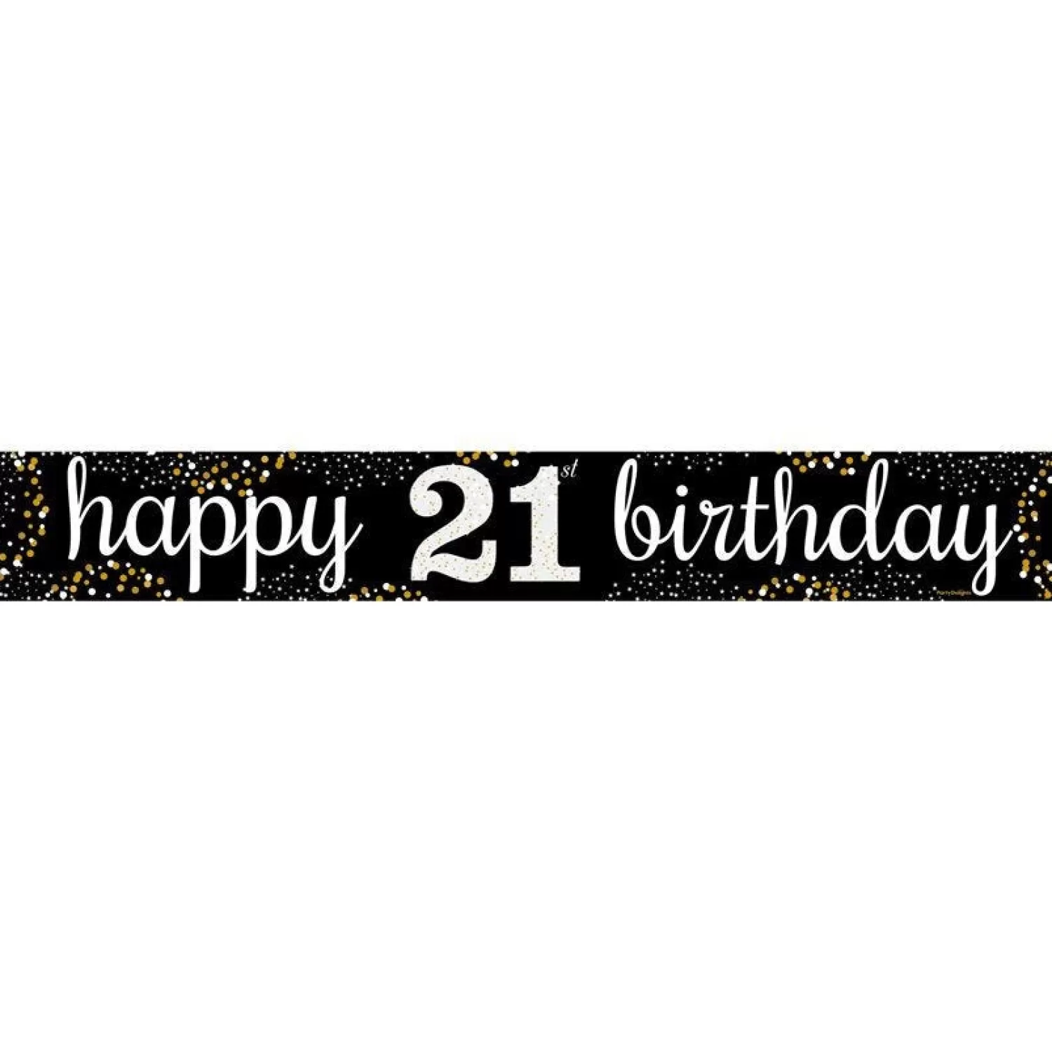 Shop Party Delights Happy 21St Birthday Paper Banners - 1M (3Pk)