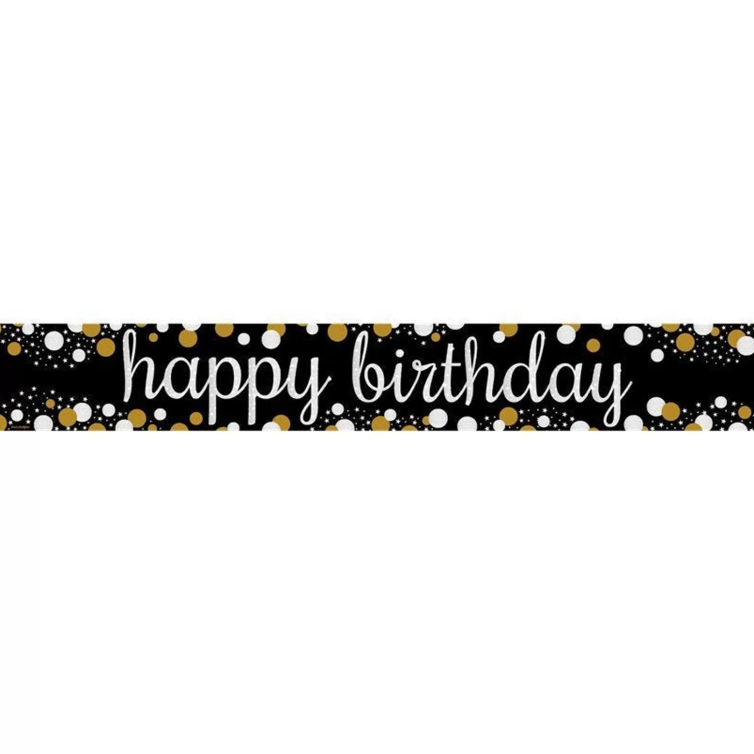 Fashion Party Delights Happy Birthday Paper Banners - 1M (3Pk)